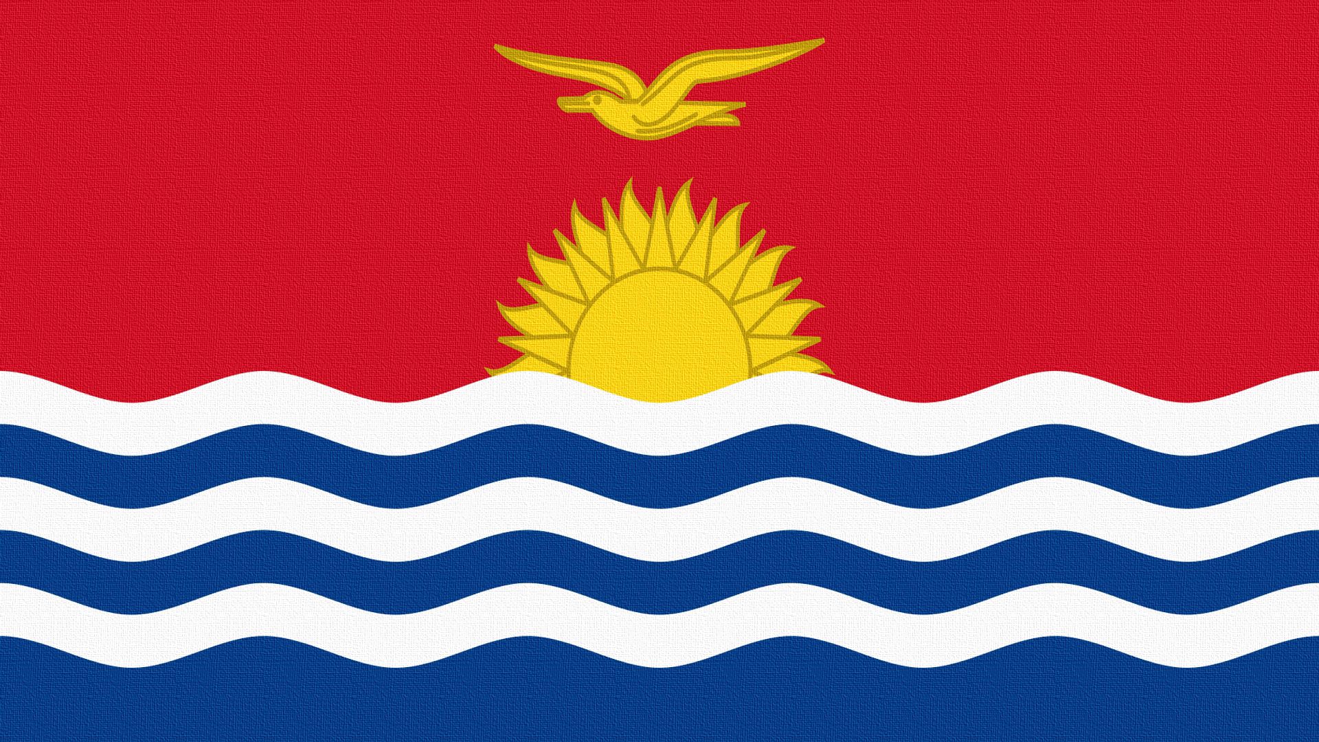 Скачать картинку Кирибати, Республика, Солнце, Разное, Флаг в телефон бесплатно.