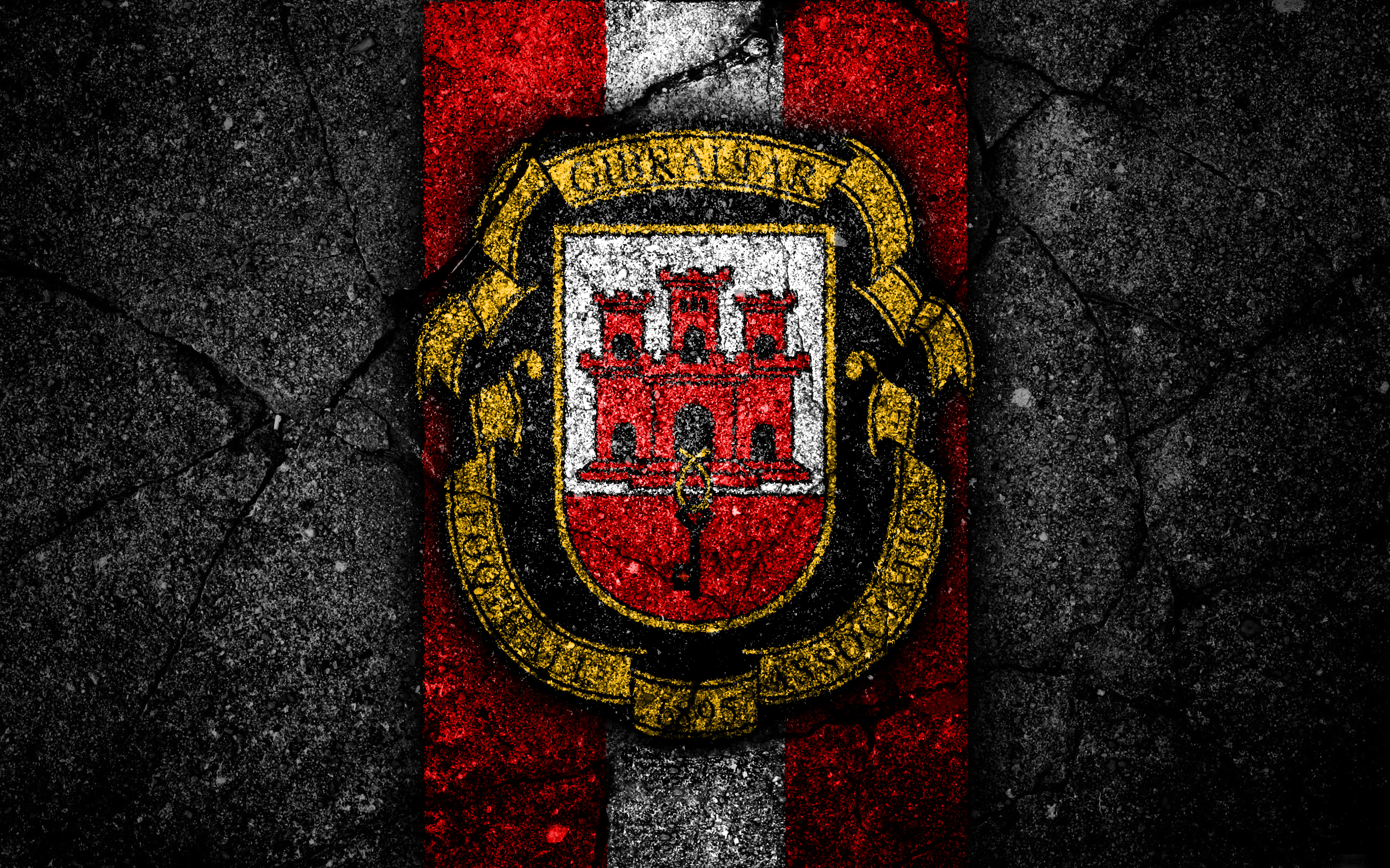 sports, gibraltar national football team, emblem, gibraltar, logo, soccer