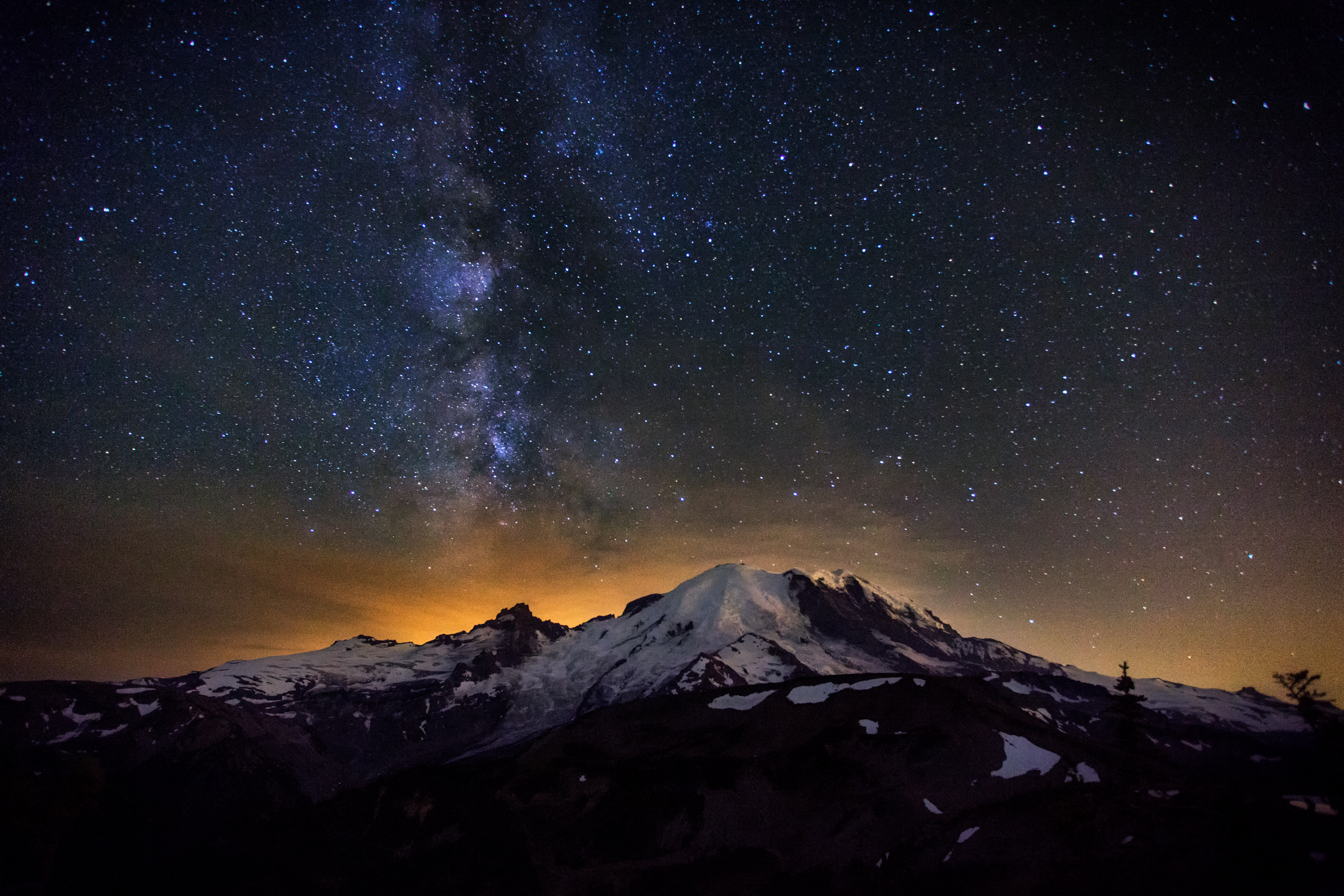 Laden Sie Mount Rainier HD-Desktop-Hintergründe herunter