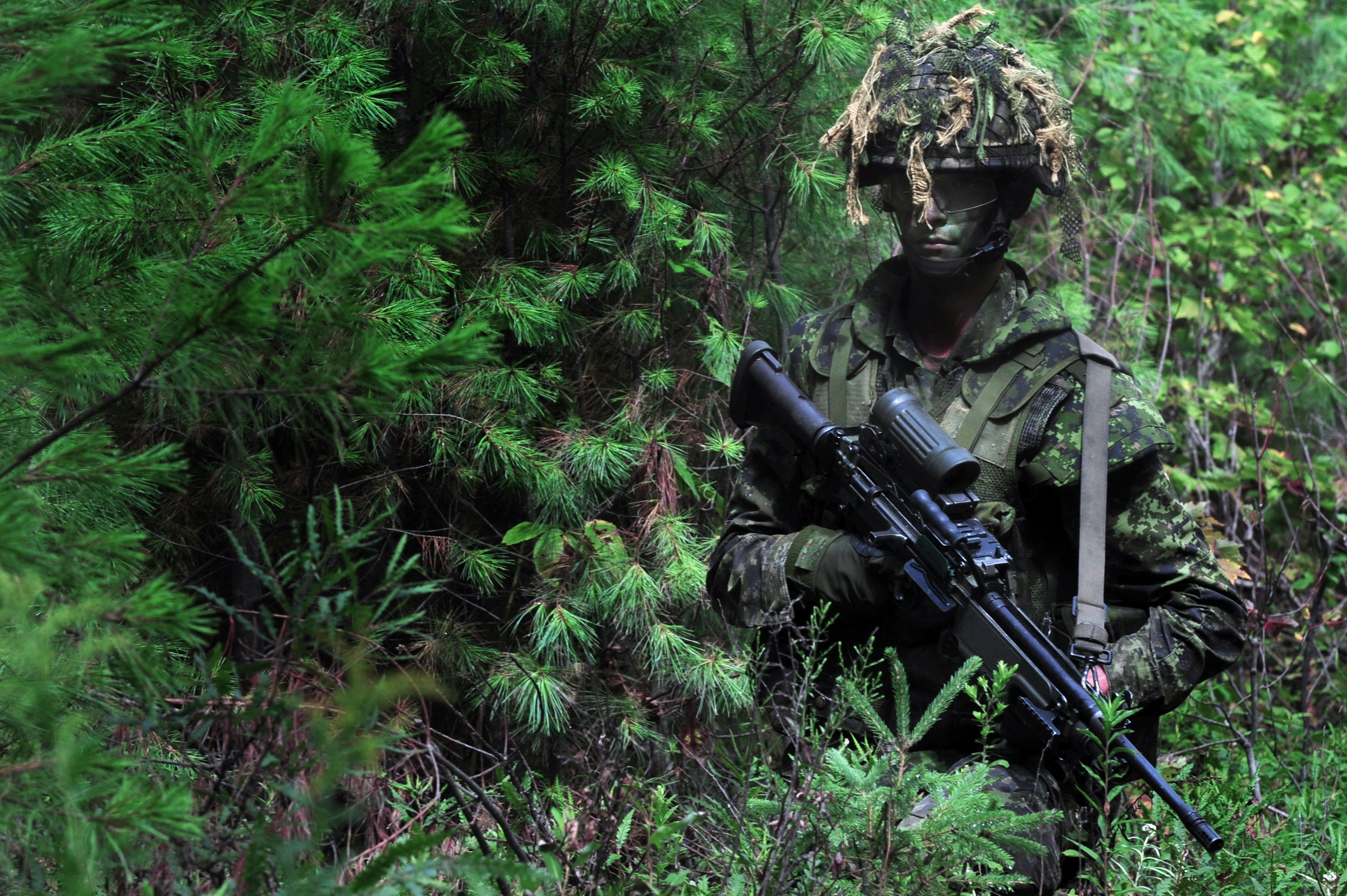 military, soldier, camouflage, rifle, weapon