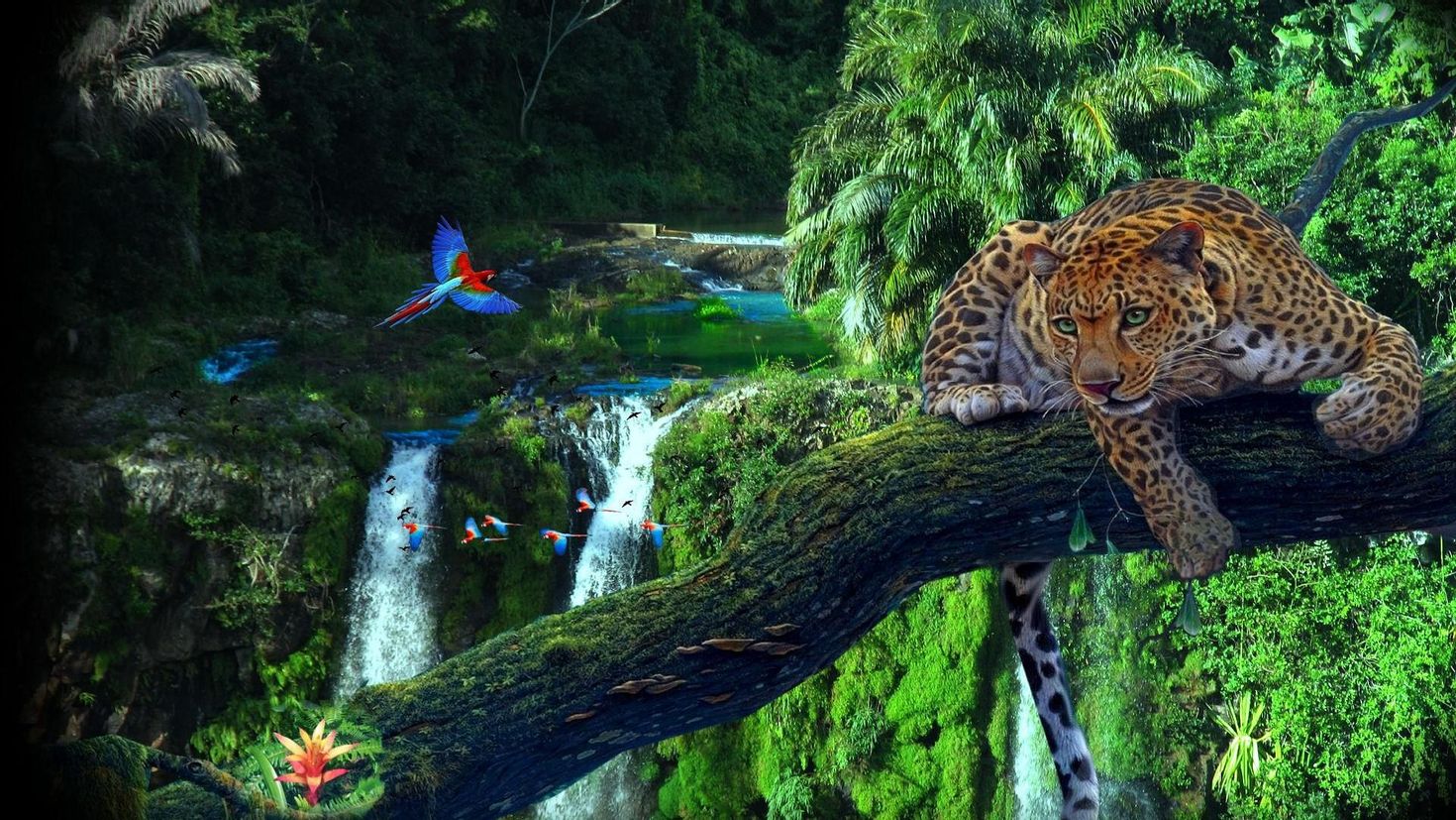Ягуар тропического леса