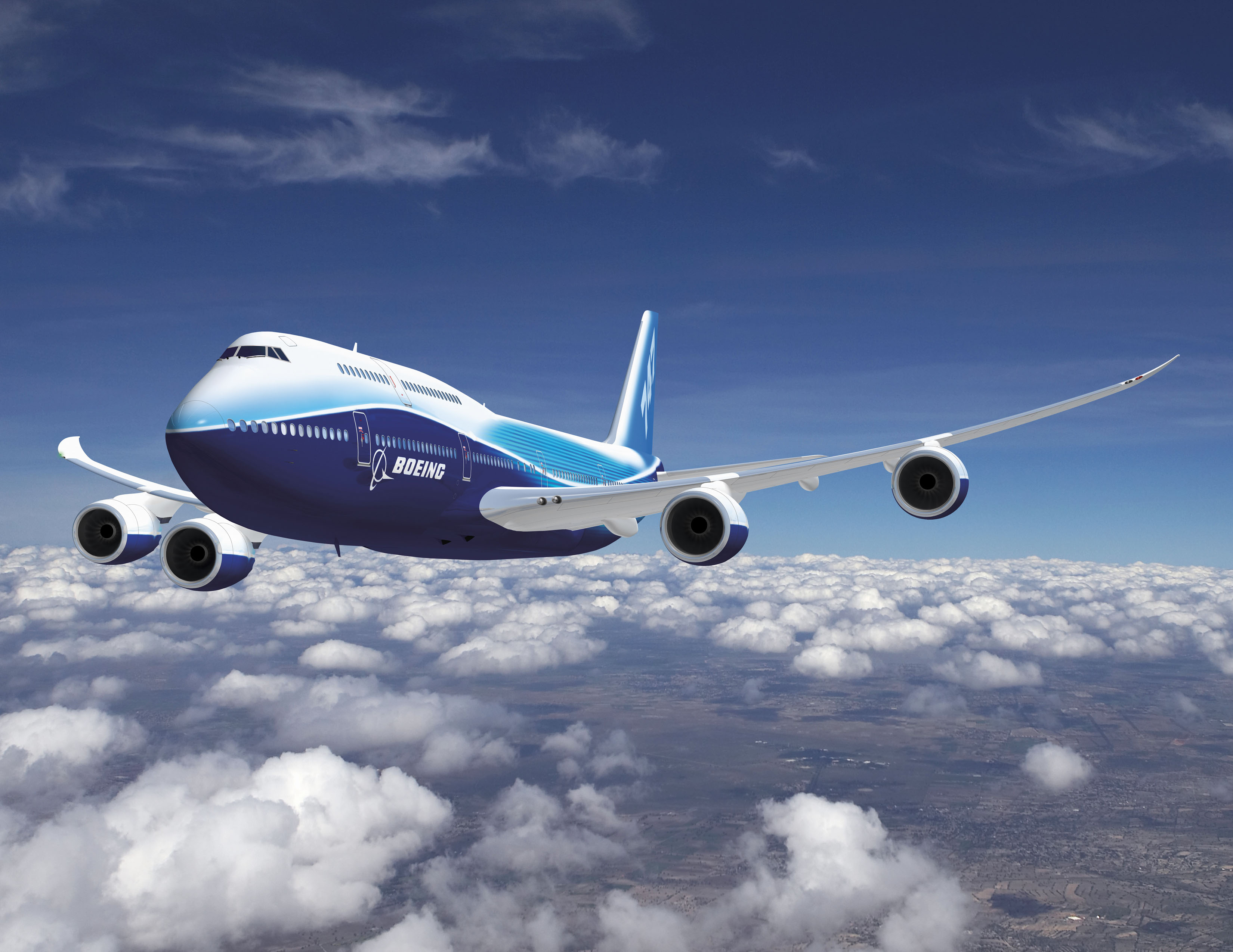 Die besten Boeing 747-Hintergründe für den Telefonbildschirm