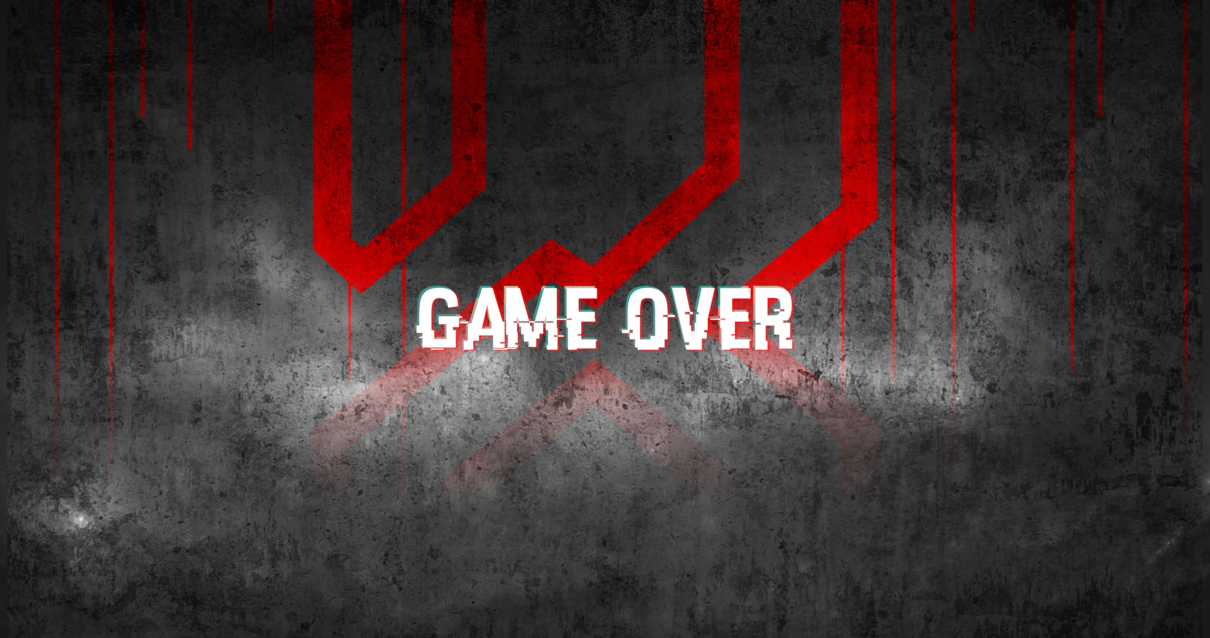 game over, video game UHD