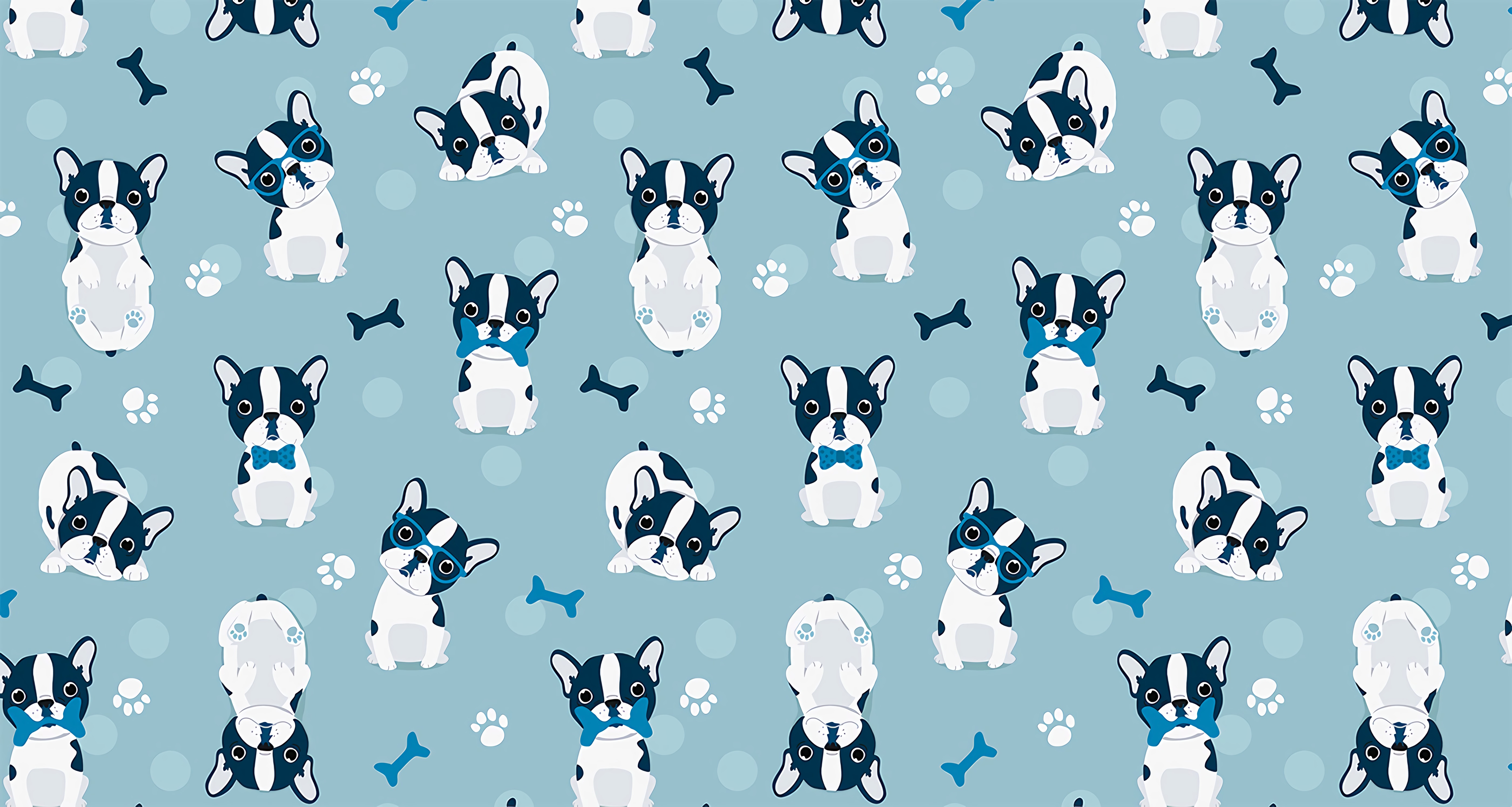 Download mobile wallpaper Bulldog, Texture, Pattern, Dog, Textures, Art for free.