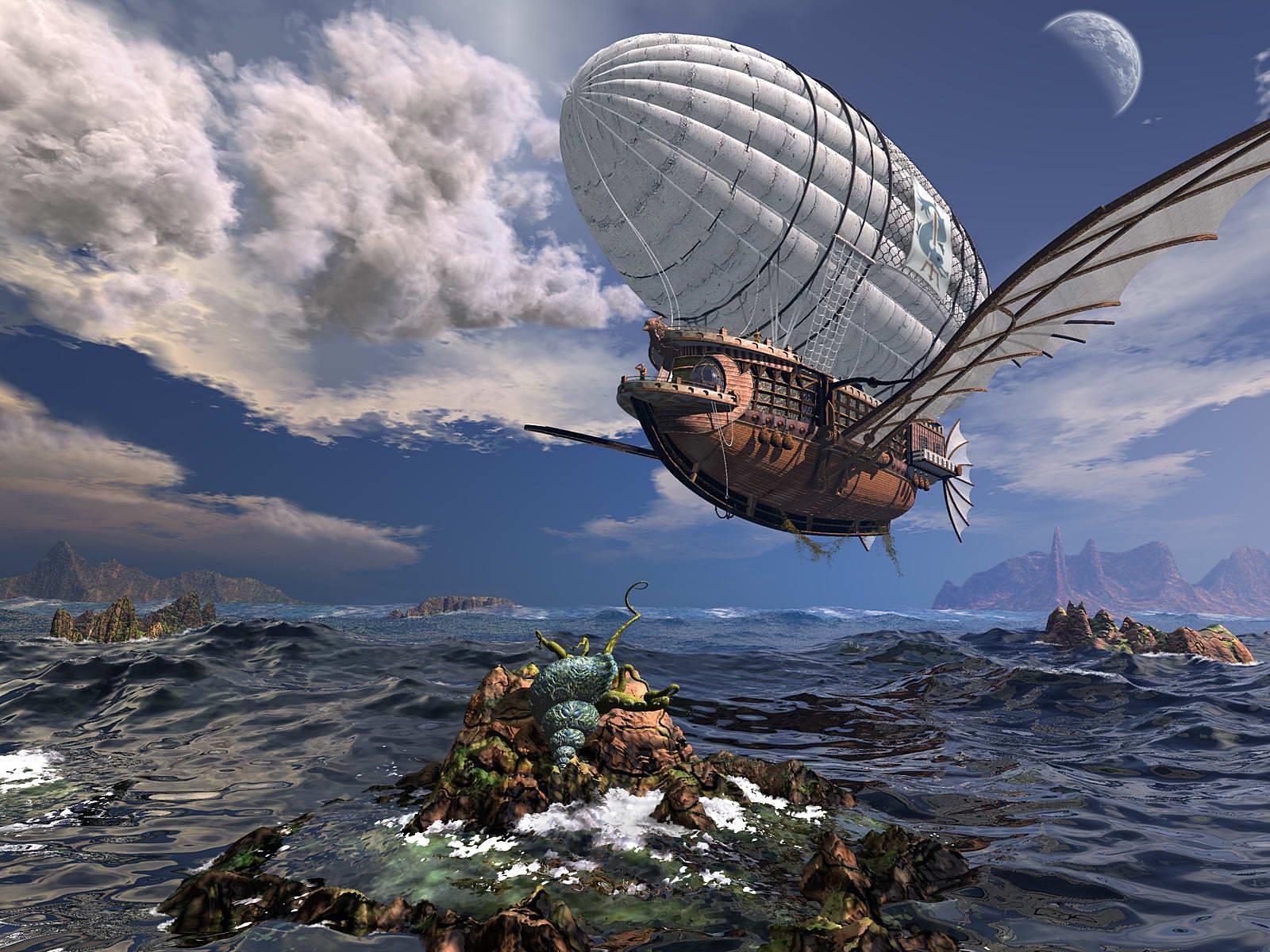Panoramic Wallpapers Steampunk 