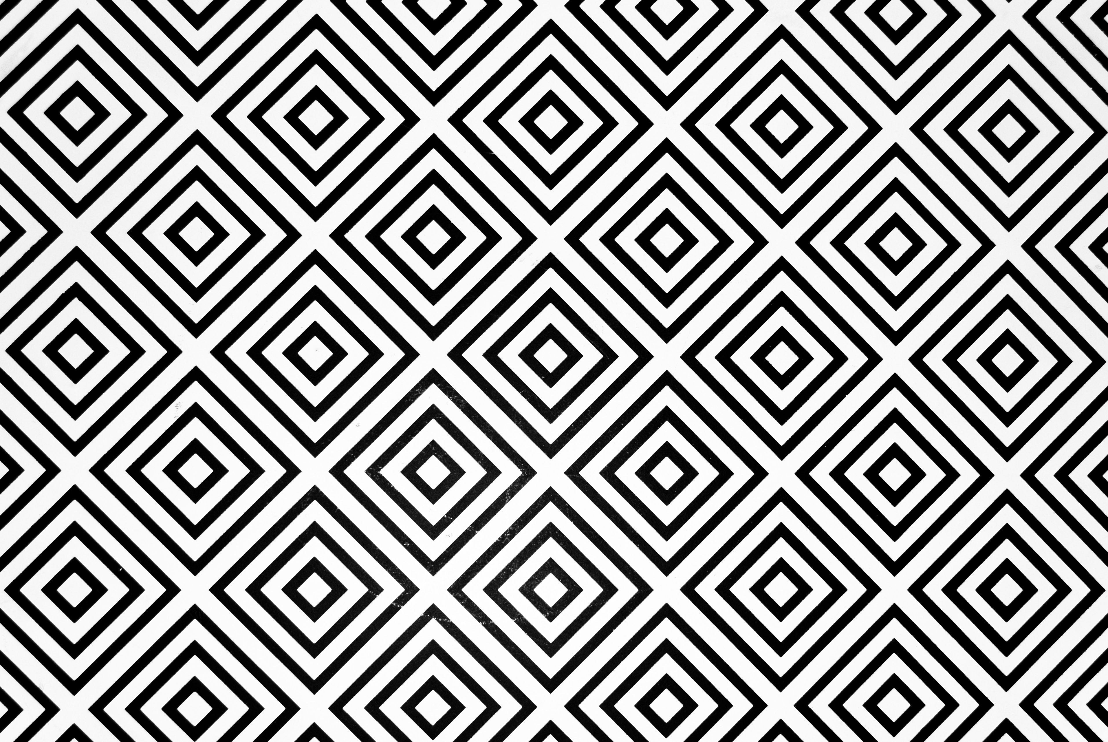 rhombuses, squares, pattern, texture, textures, minimalism, bw, chb, diamonds