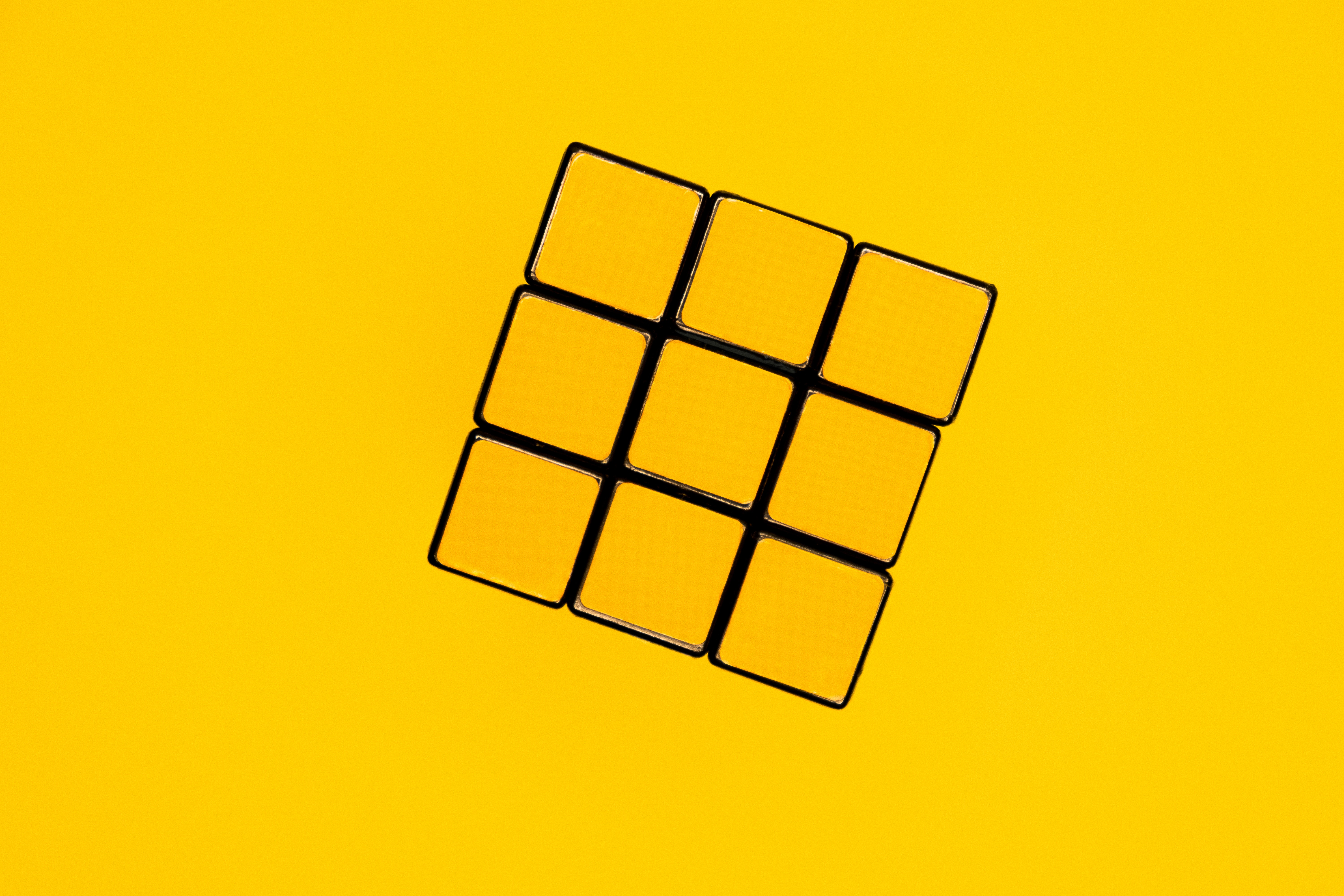 yellow, miscellaneous, rubik's cube, miscellanea, cube, levitation