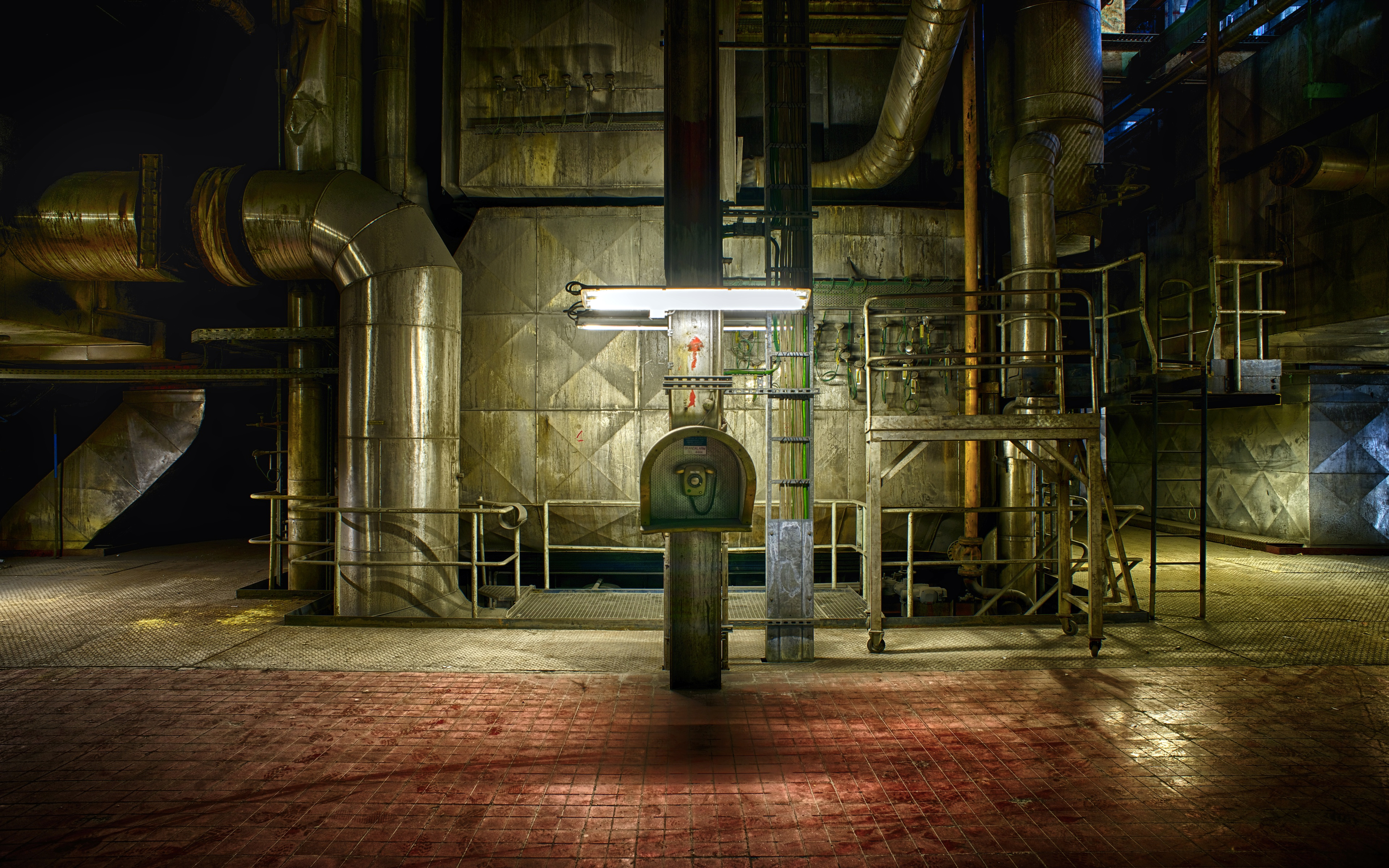 HD wallpaper industrial, abandoned, man made, power plant, factory, telephone