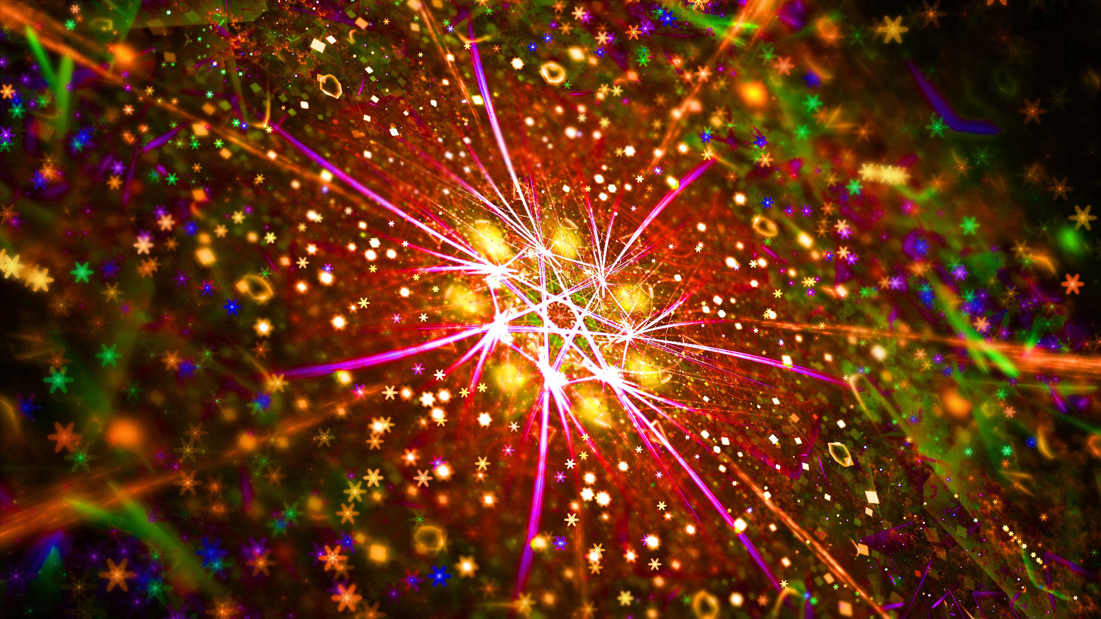 Download mobile wallpaper Motley, Pattern, Glow, Bright, Abstract, Fractal, Multicolored for free.