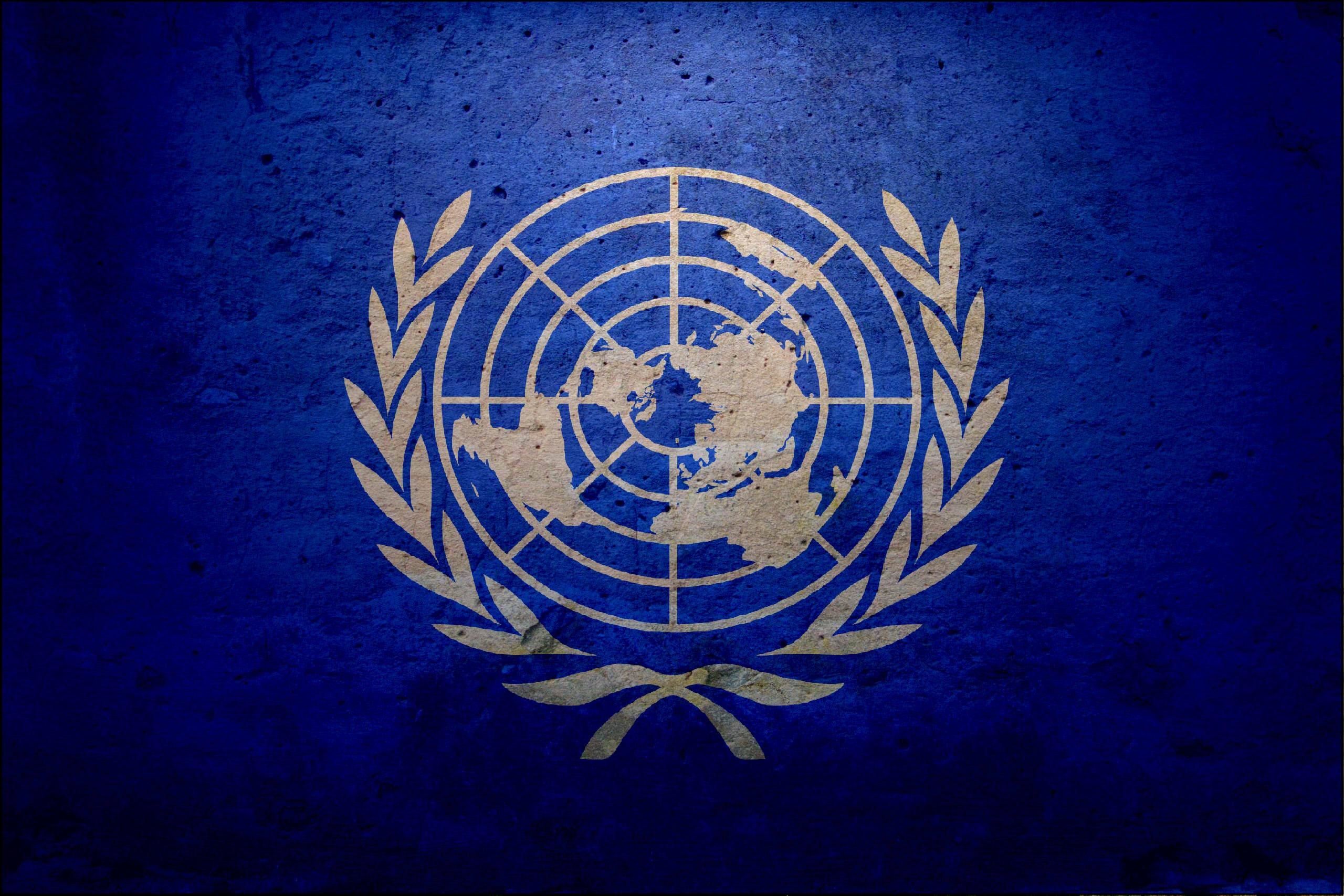Скачать обои Флаг Организации Объединенных Наций на телефон бесплатно