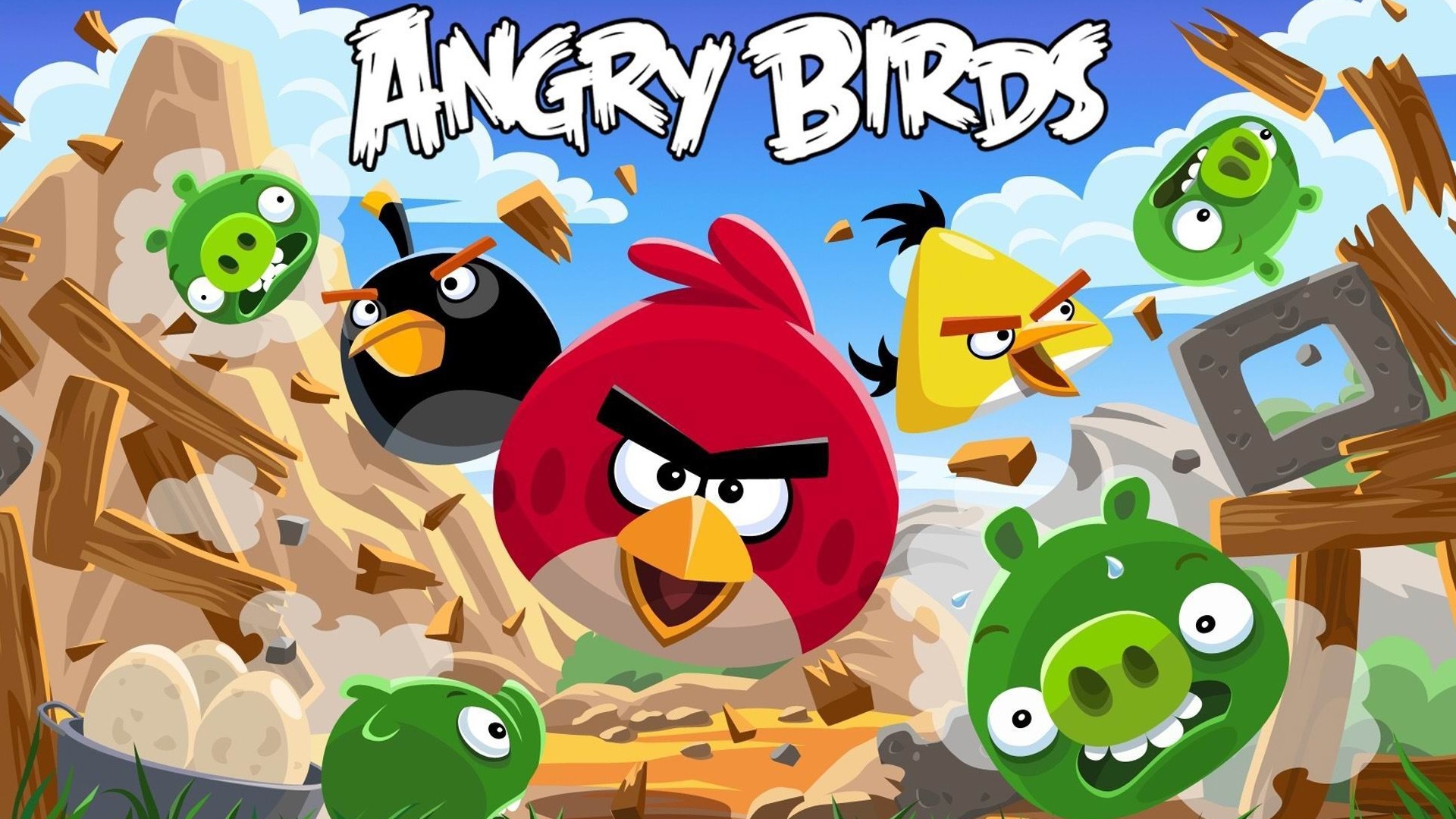 Die besten Angry Birds Trilogy-Hintergründe für den Telefonbildschirm