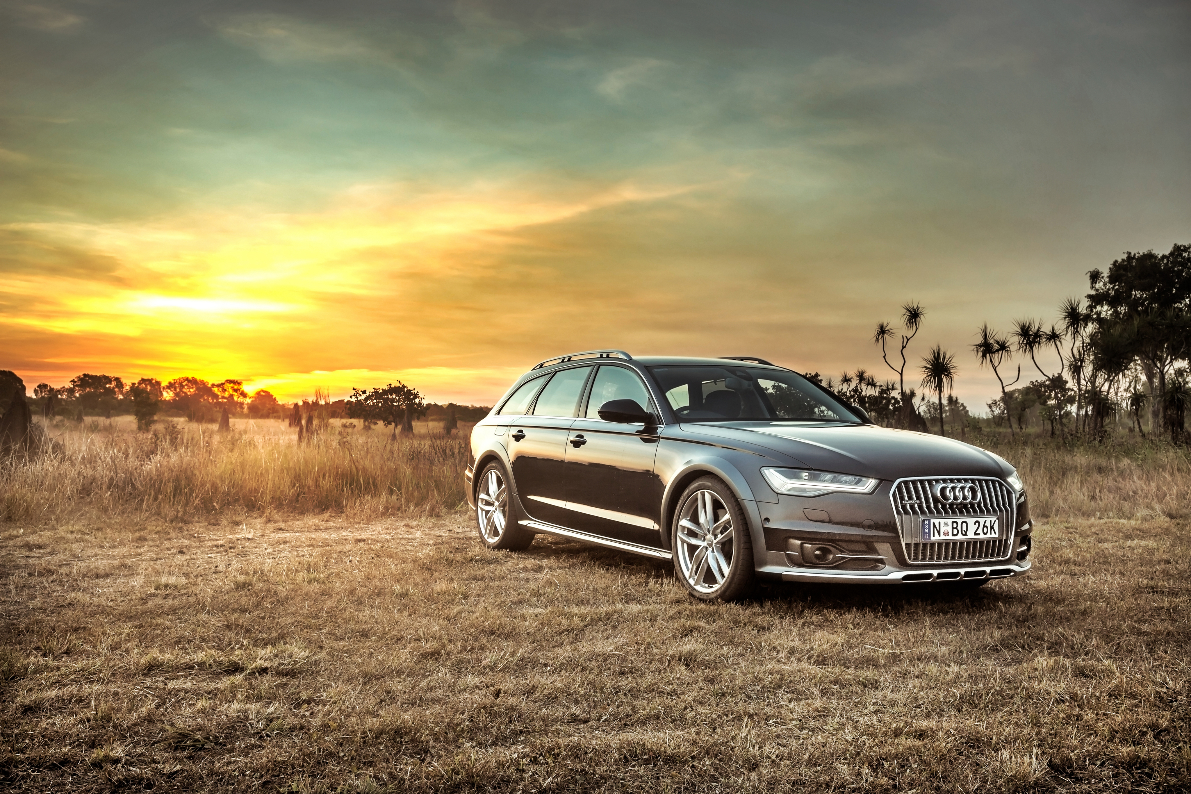 cars, audi, side view, hdr, a6, allroad