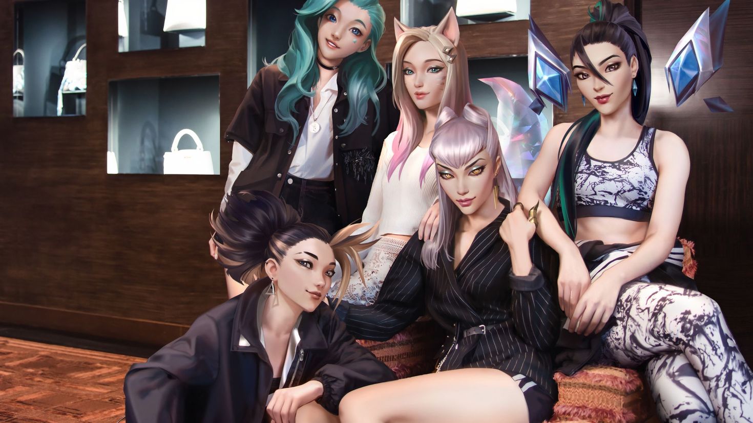 League of legends k pop. Серафина KDA more. Группа КДА ЛОЛ. Группа КДА Серафина. Кайса КДА more.