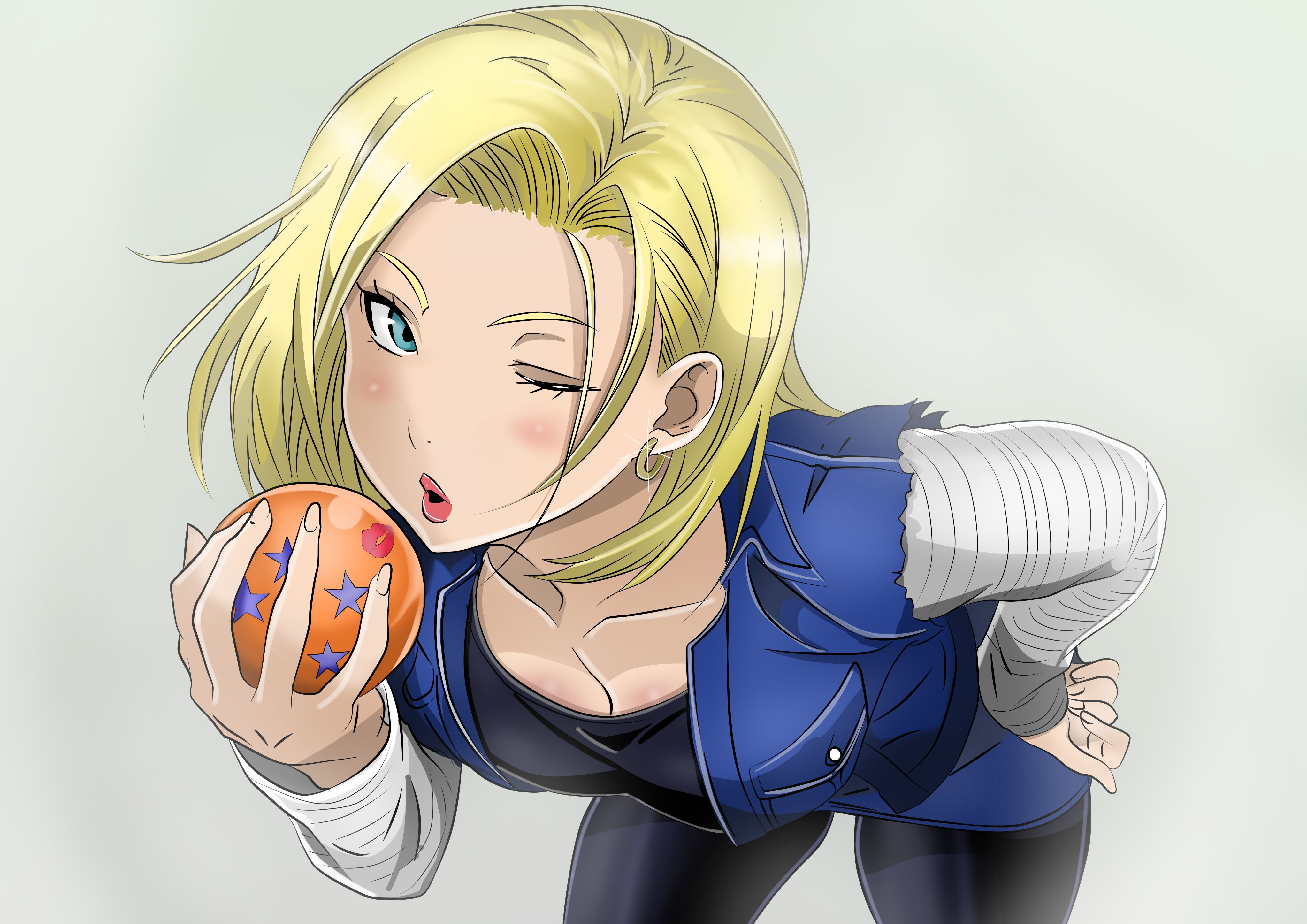 android 18 (dragon ball), dragon ball, anime, dragon ball z QHD