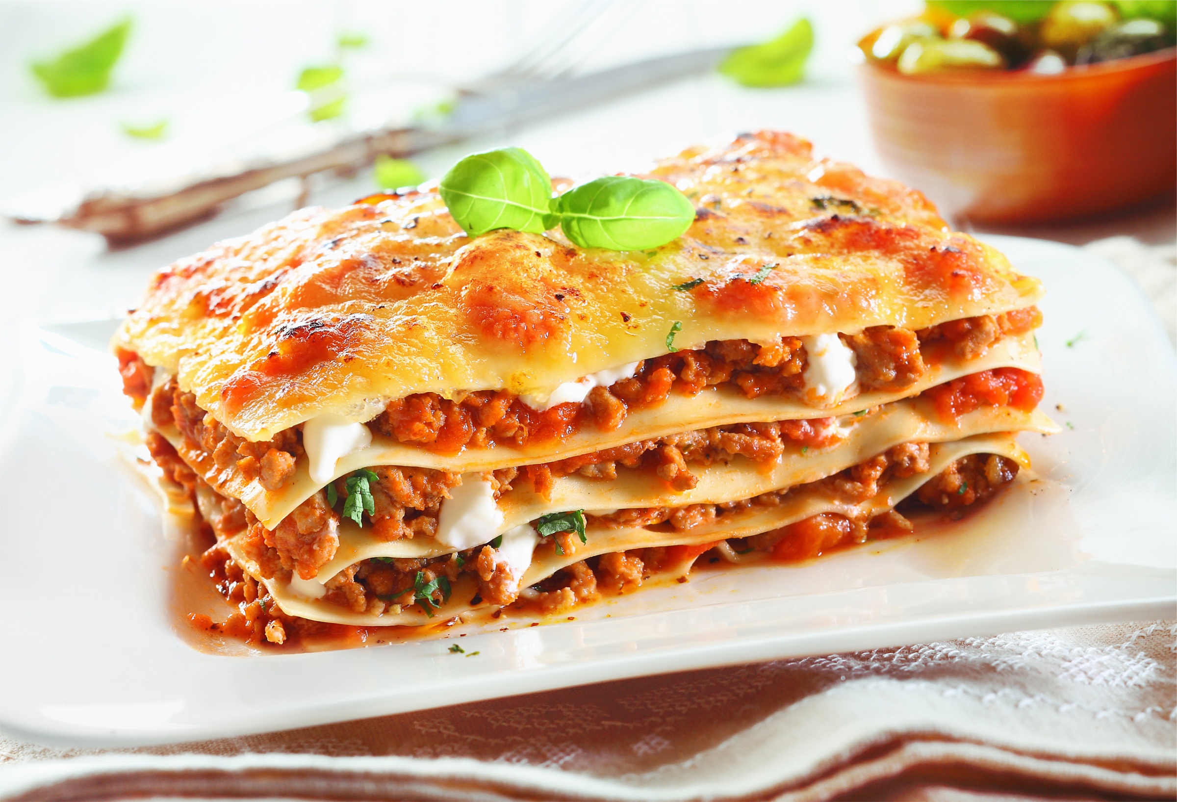 food, lasagna, pasta