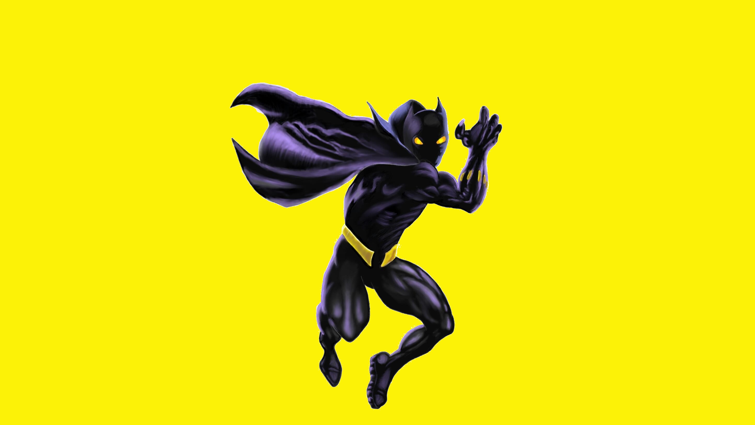 Черно желтый Супергерой