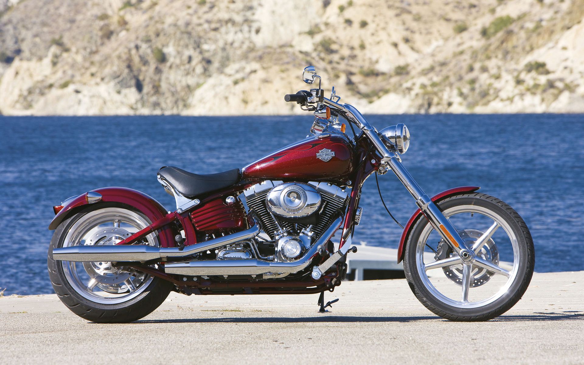 Laden Sie das Haus Des Donners, Harley Davidson Rocker, Motorräder, Motorrad-Bild kostenlos auf Ihren PC-Desktop herunter