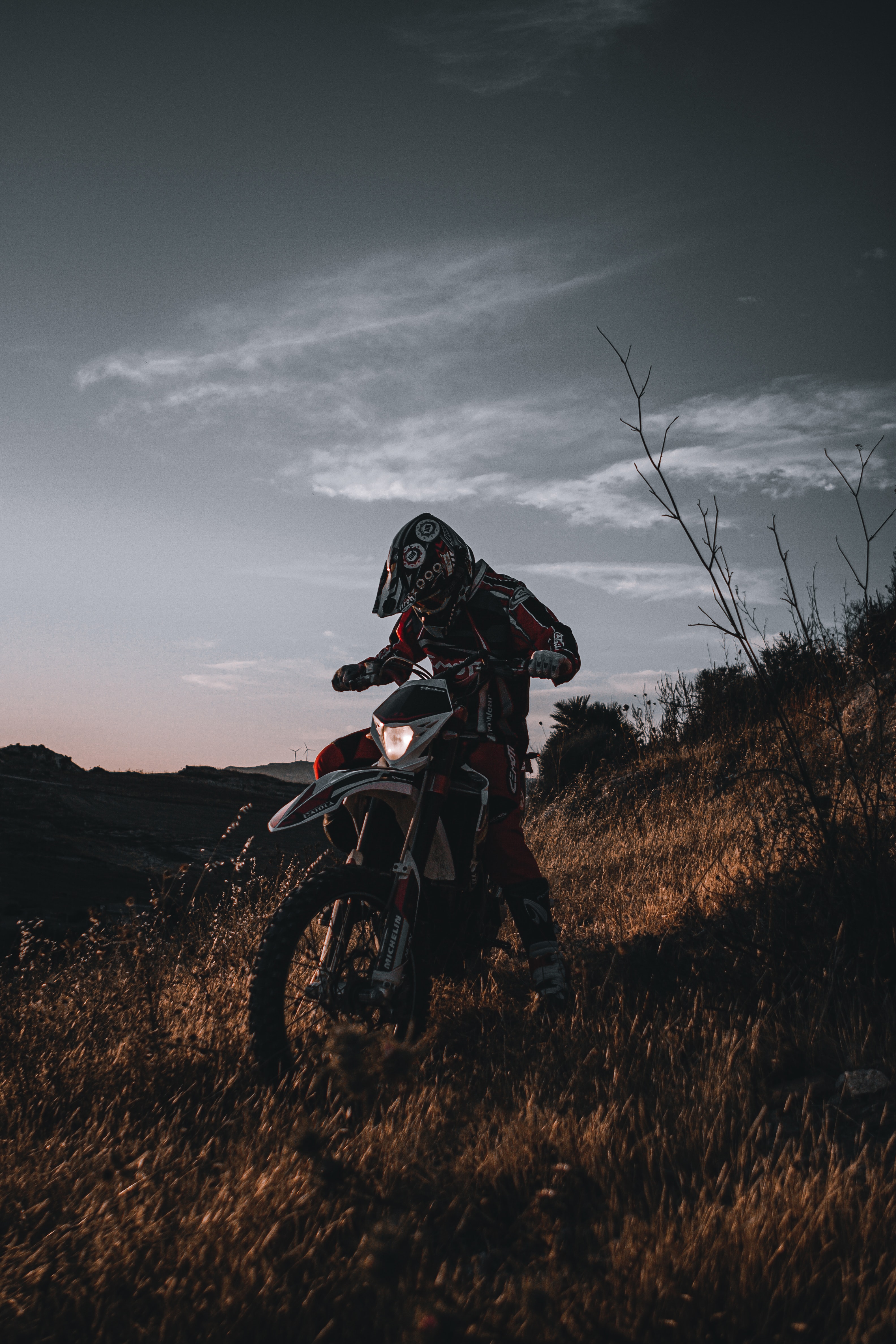 motorcyclist, motorcycles, bike, cross, helmet, motorcycle download HD wallpaper