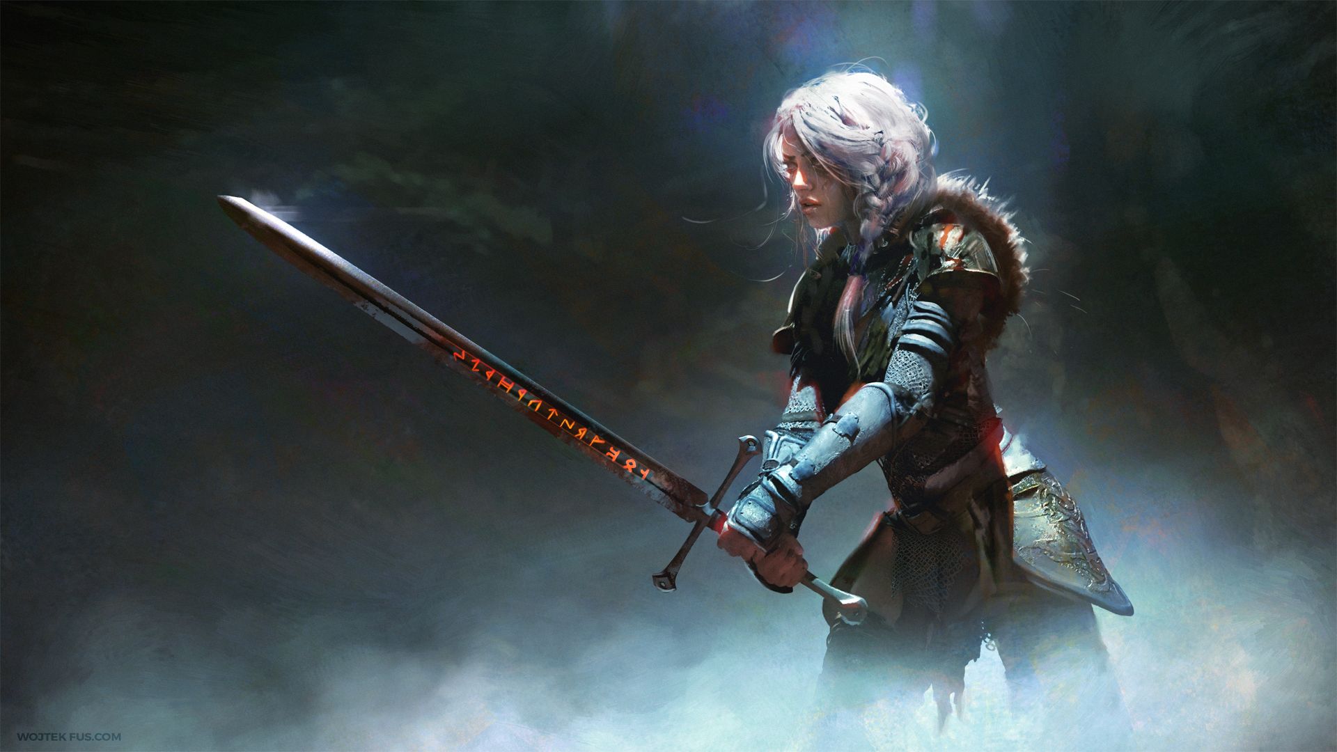 ciri (the witcher), the witcher, the witcher 3: wild hunt, video game Free Background