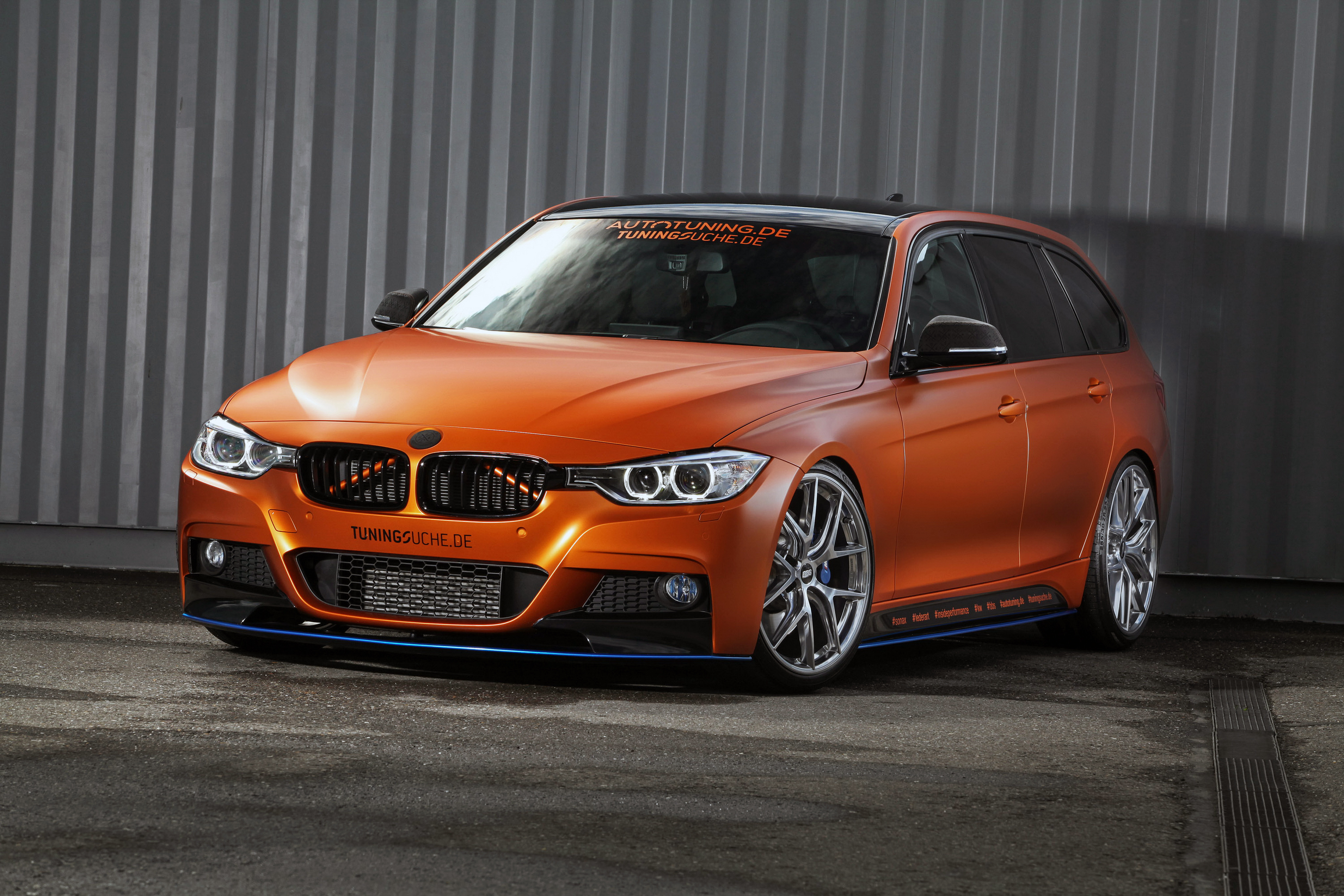 Mobile wallpaper: Bmw, Tuning, Car, Bmw 3 Series, Vehicles, Orange Car, Bmw  3 Series Touring, 757786 download the picture for free.