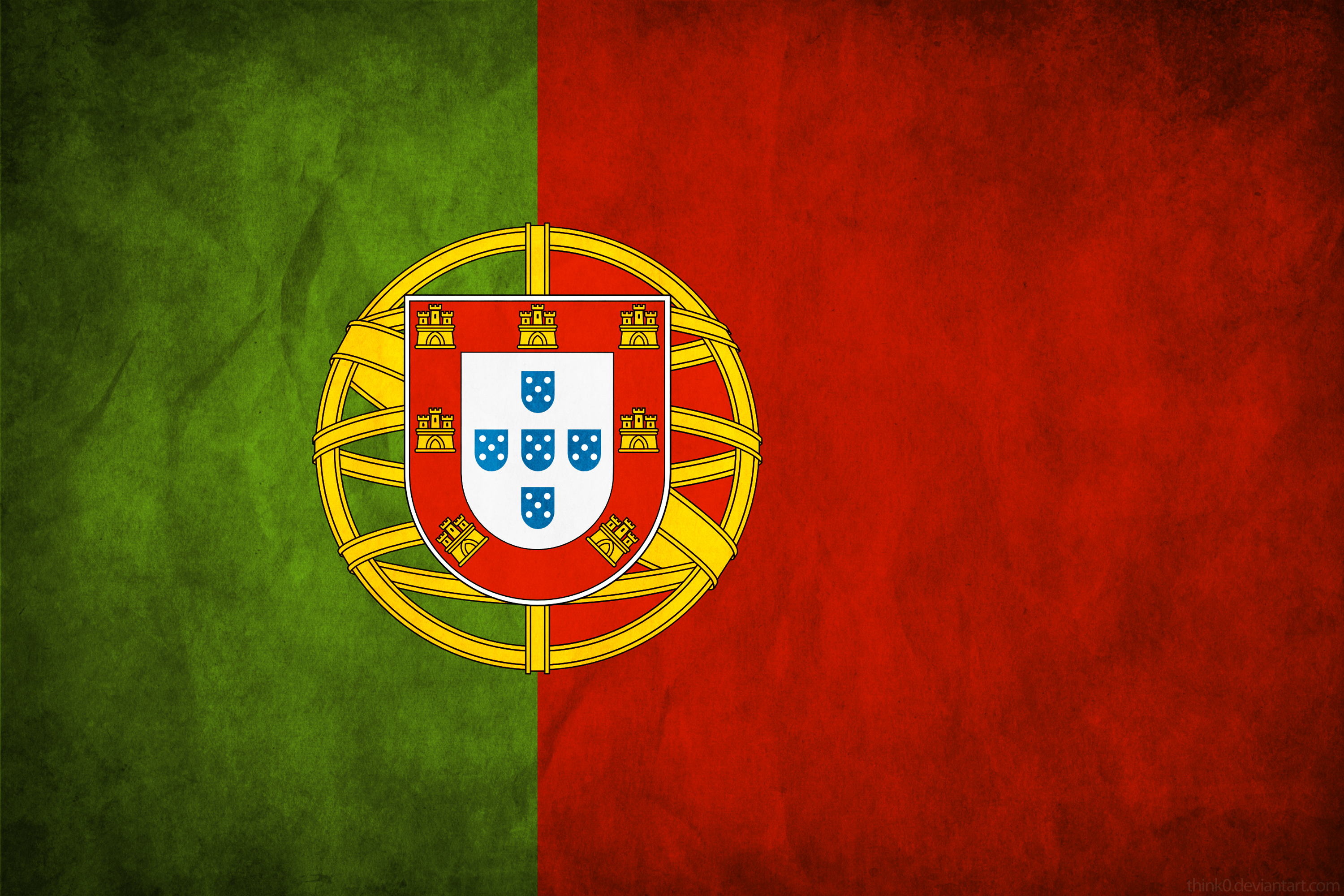 Скачать обои Флаг Португалии на телефон бесплатно