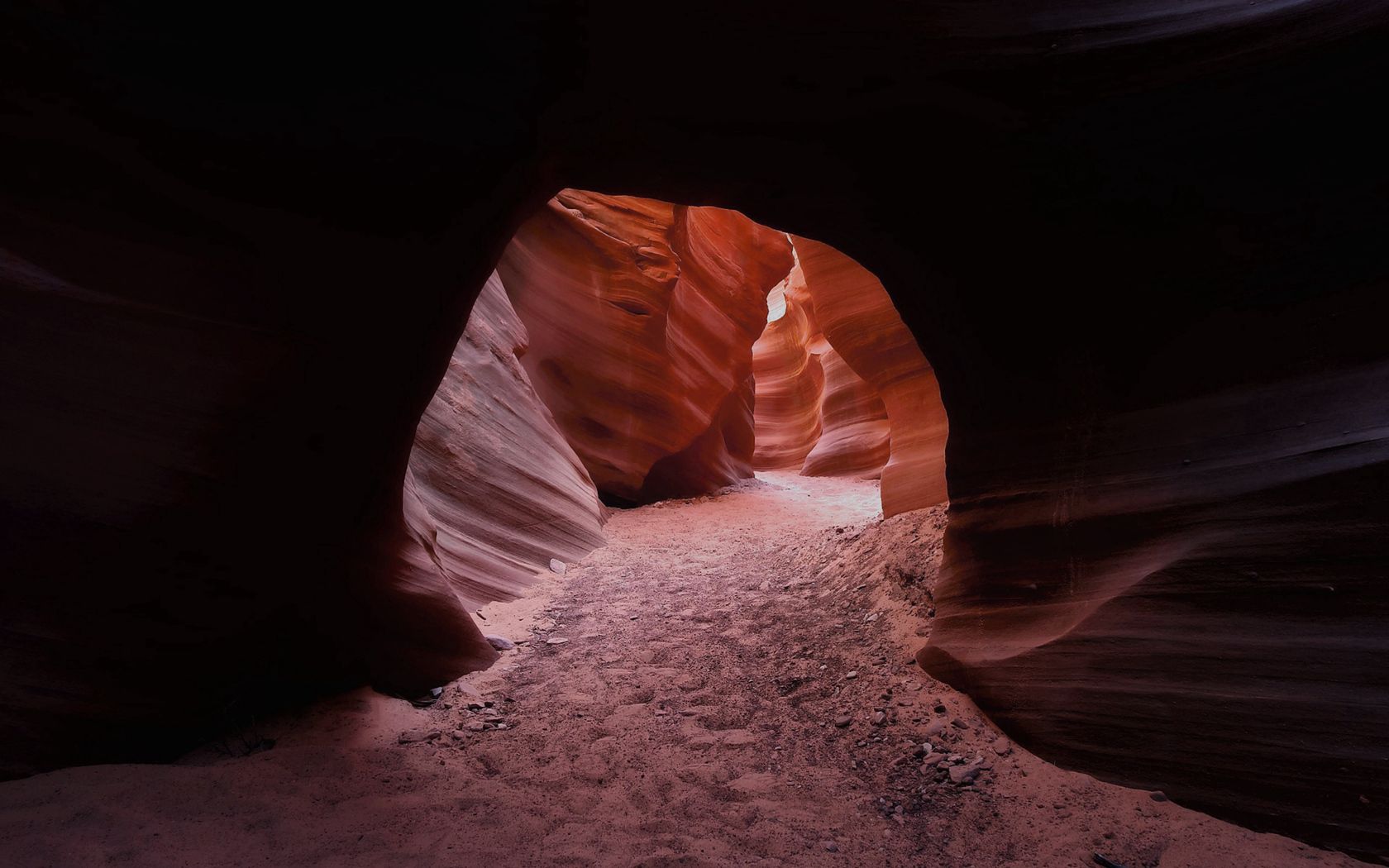 passage, nature, canyon, sand, cave, arch High Definition image