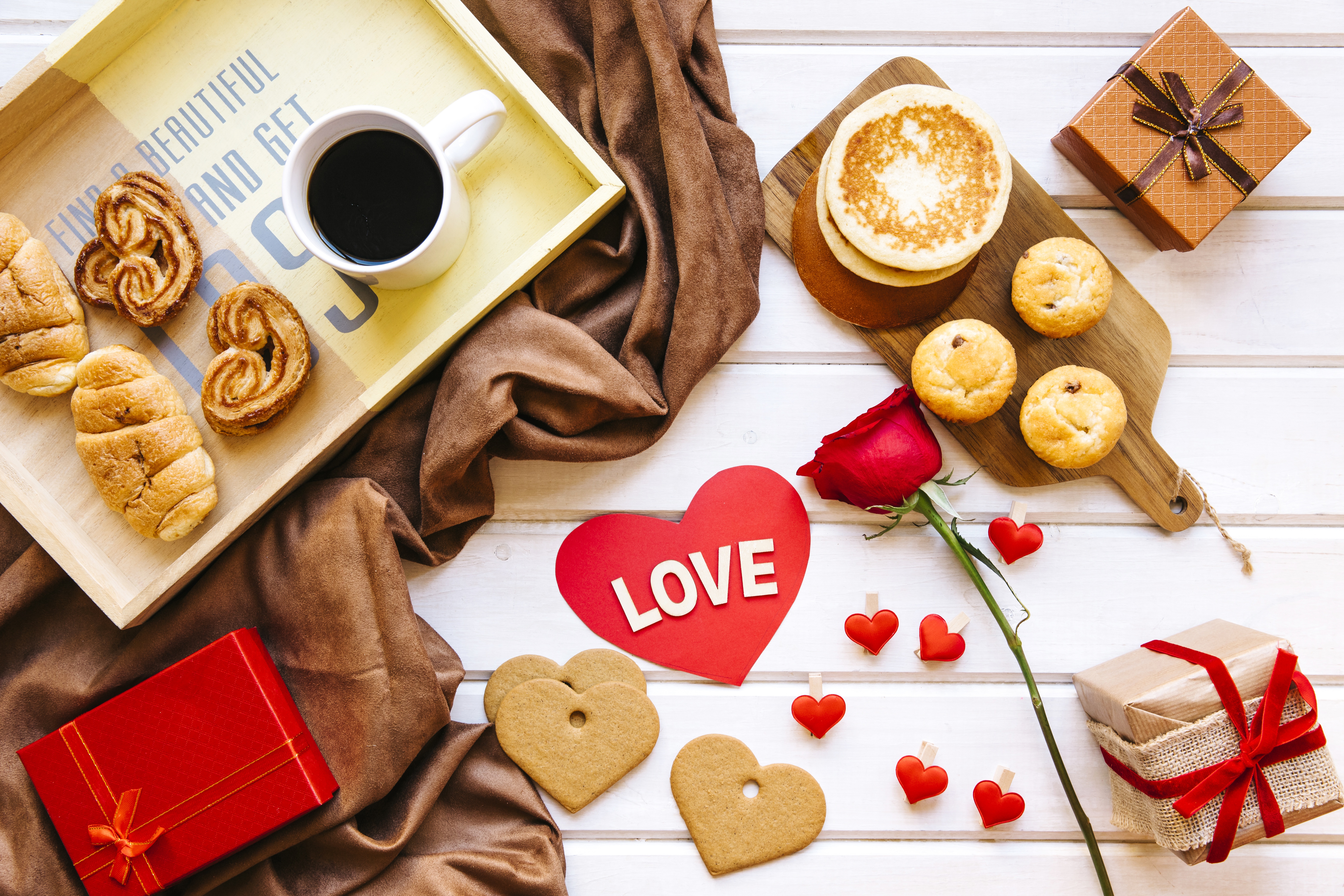 Сласти романтика кофе и Завтраки