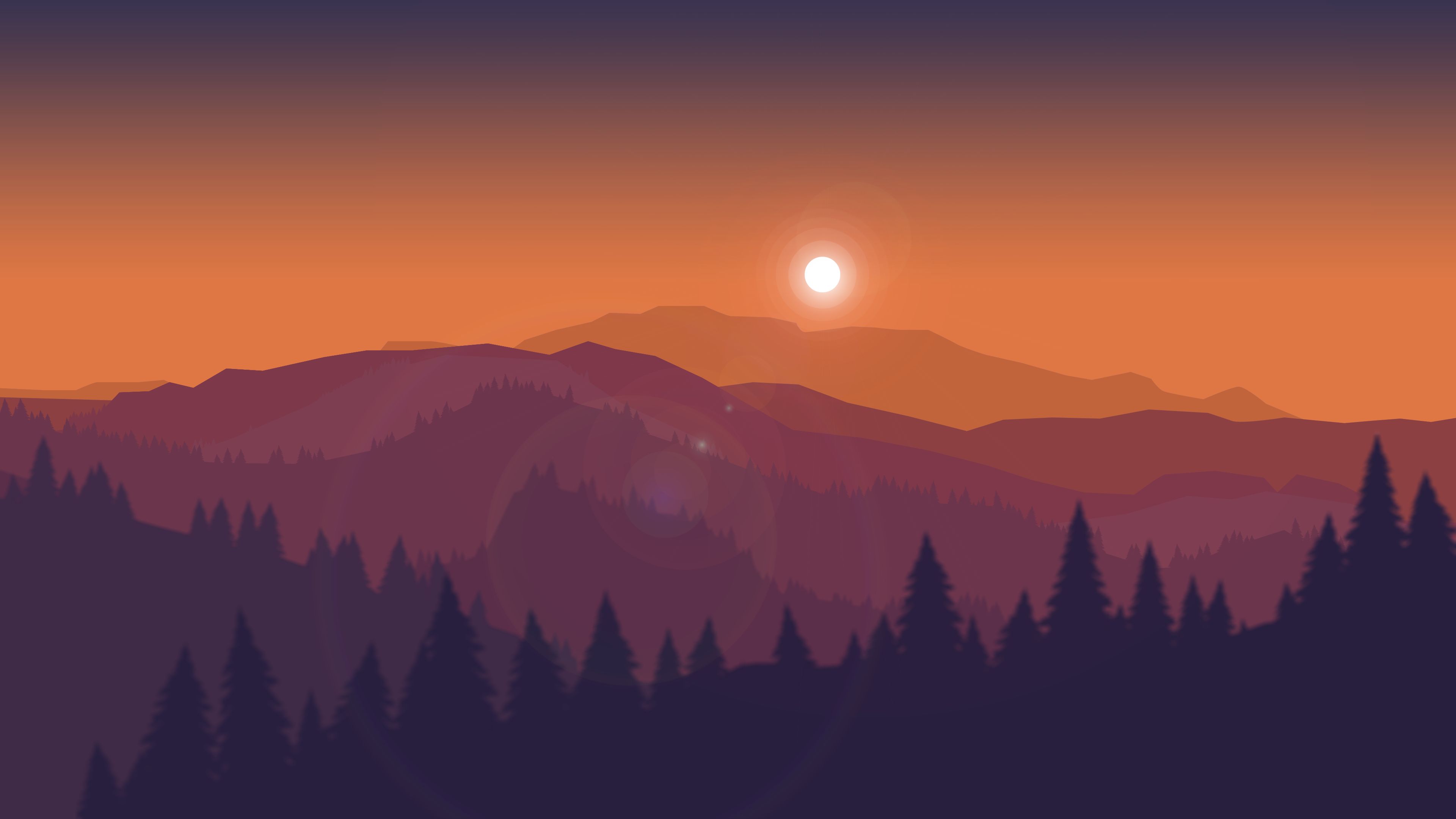Firewatch Sunset