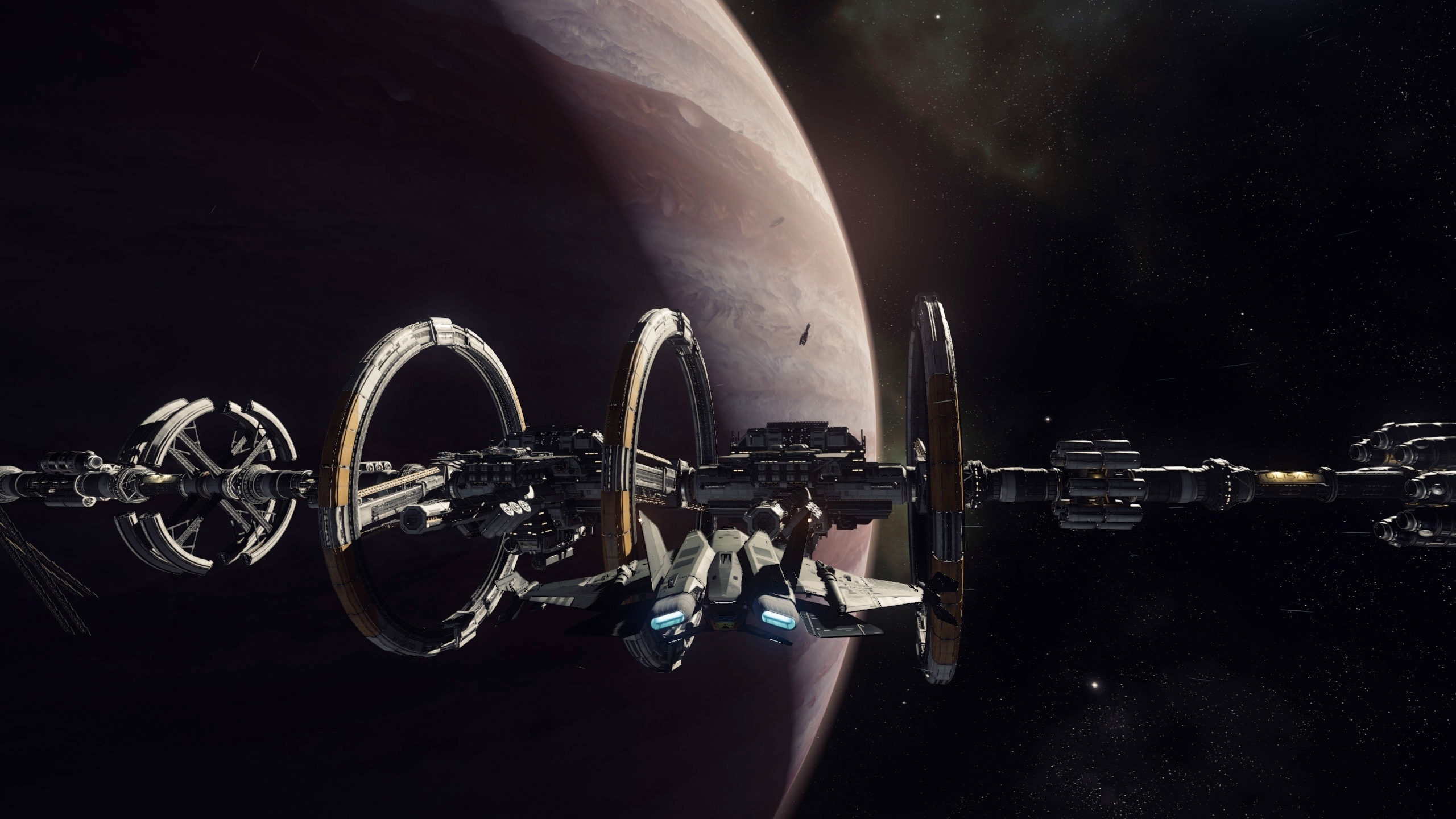 Panoramic Wallpapers Space Station 