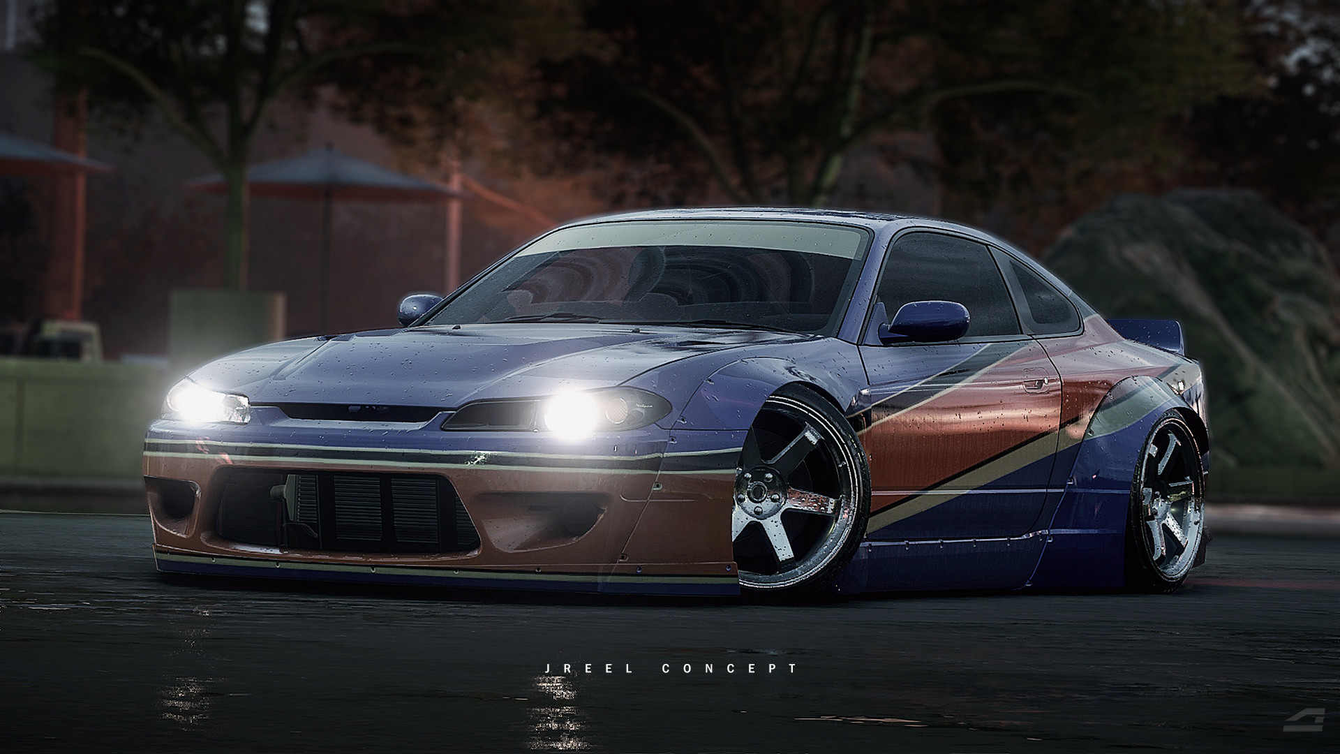 nissan silvia, nissan silvia s15, video game, need for speed (2015), nissan, need for speed