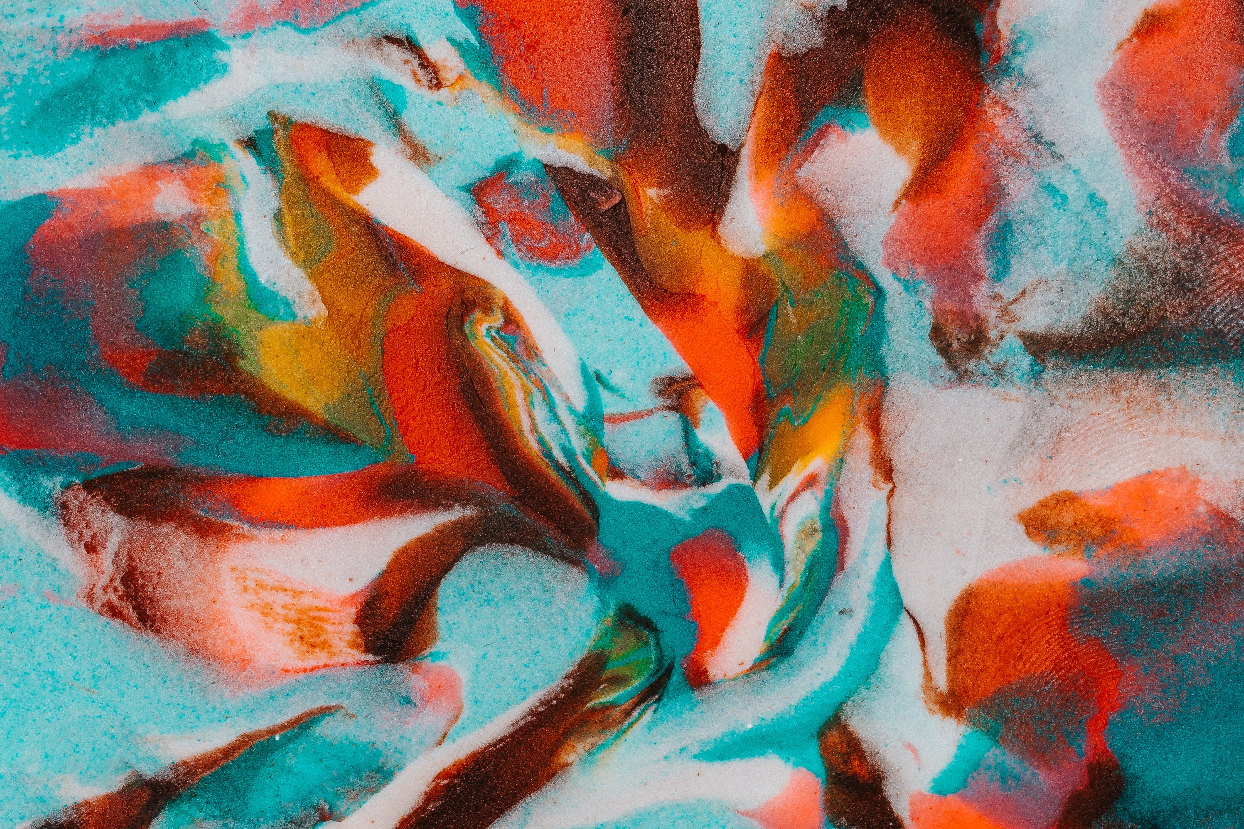 motley, abstract, multicolored, paint, colors, color, stains, spots Desktop home screen Wallpaper