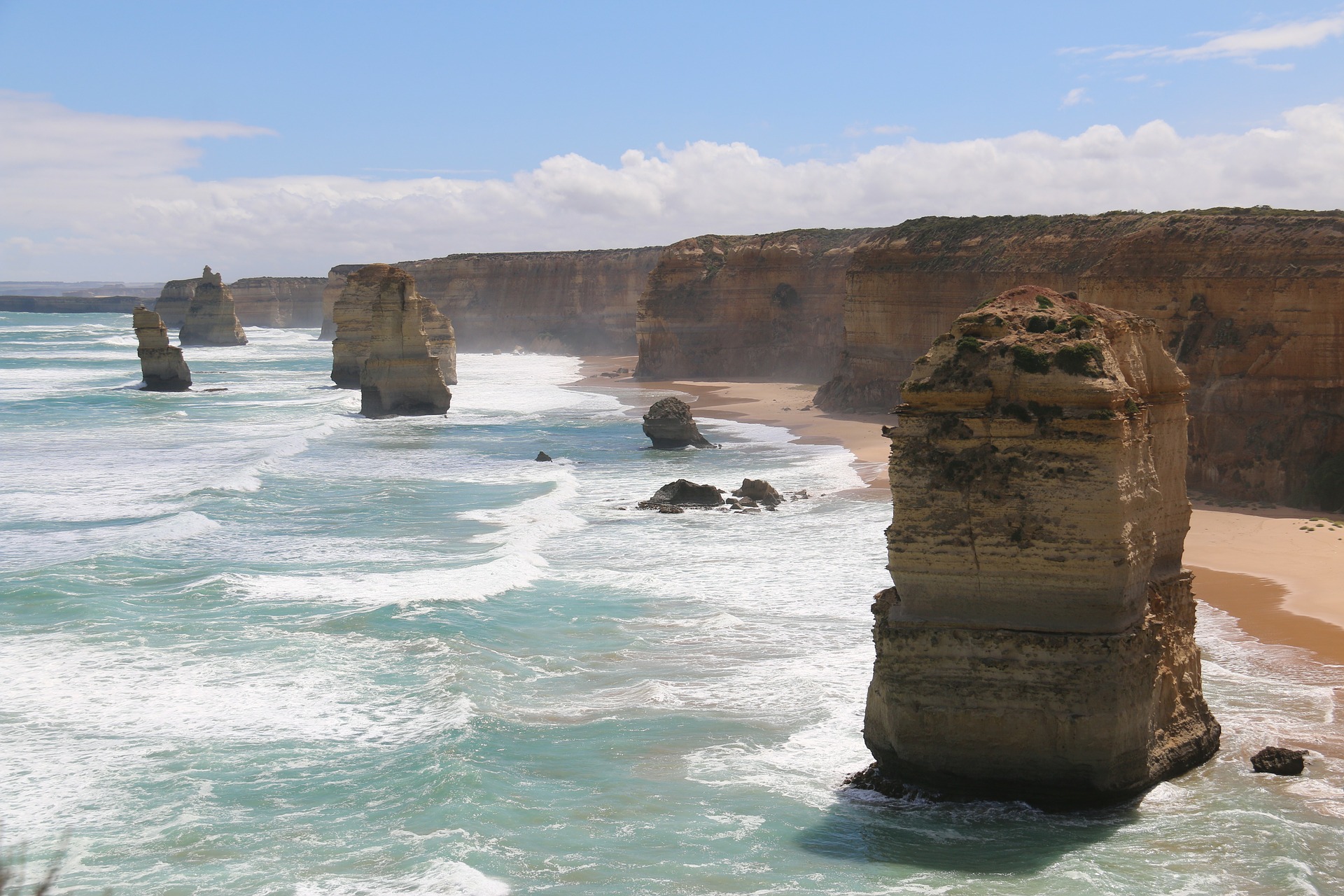 earth, the twelve apostles, australia, cliff, coast, coastline, limestone, nature, victoria (australia) 32K
