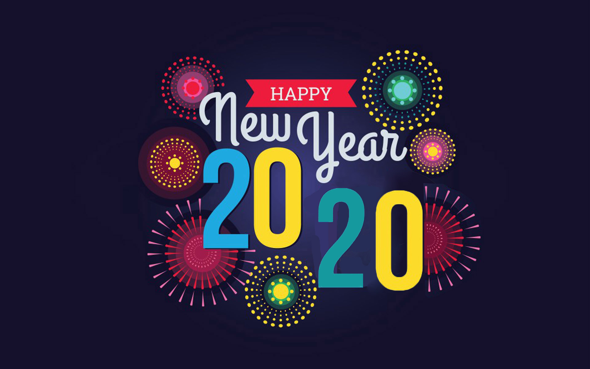 holiday, new year 2020, fireworks wallpapers for tablet