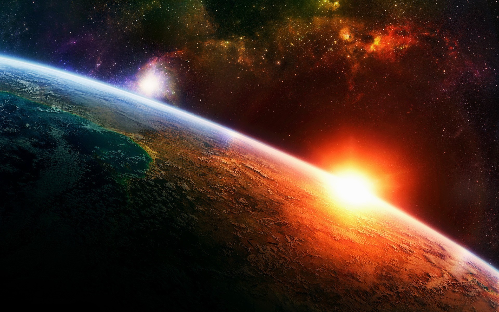 Laden Sie das Planets, Universum, Sun, Landschaft-Bild kostenlos auf Ihren PC-Desktop herunter