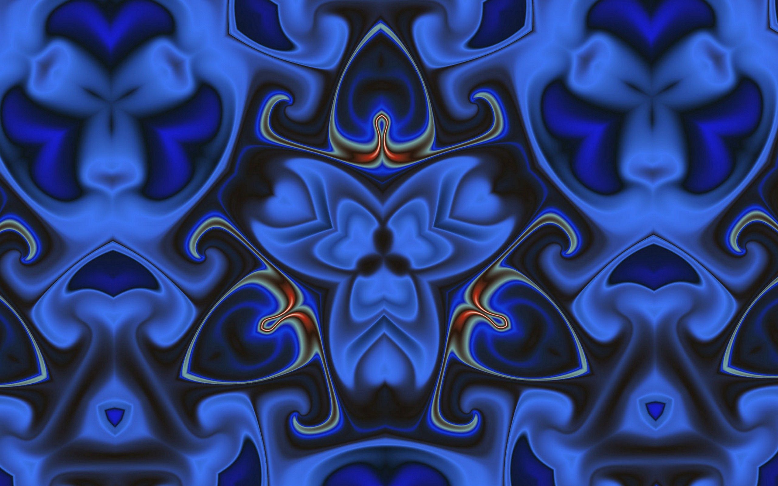 Download mobile wallpaper Kaleidoscope, Abstract, Abstraction, Background for free.