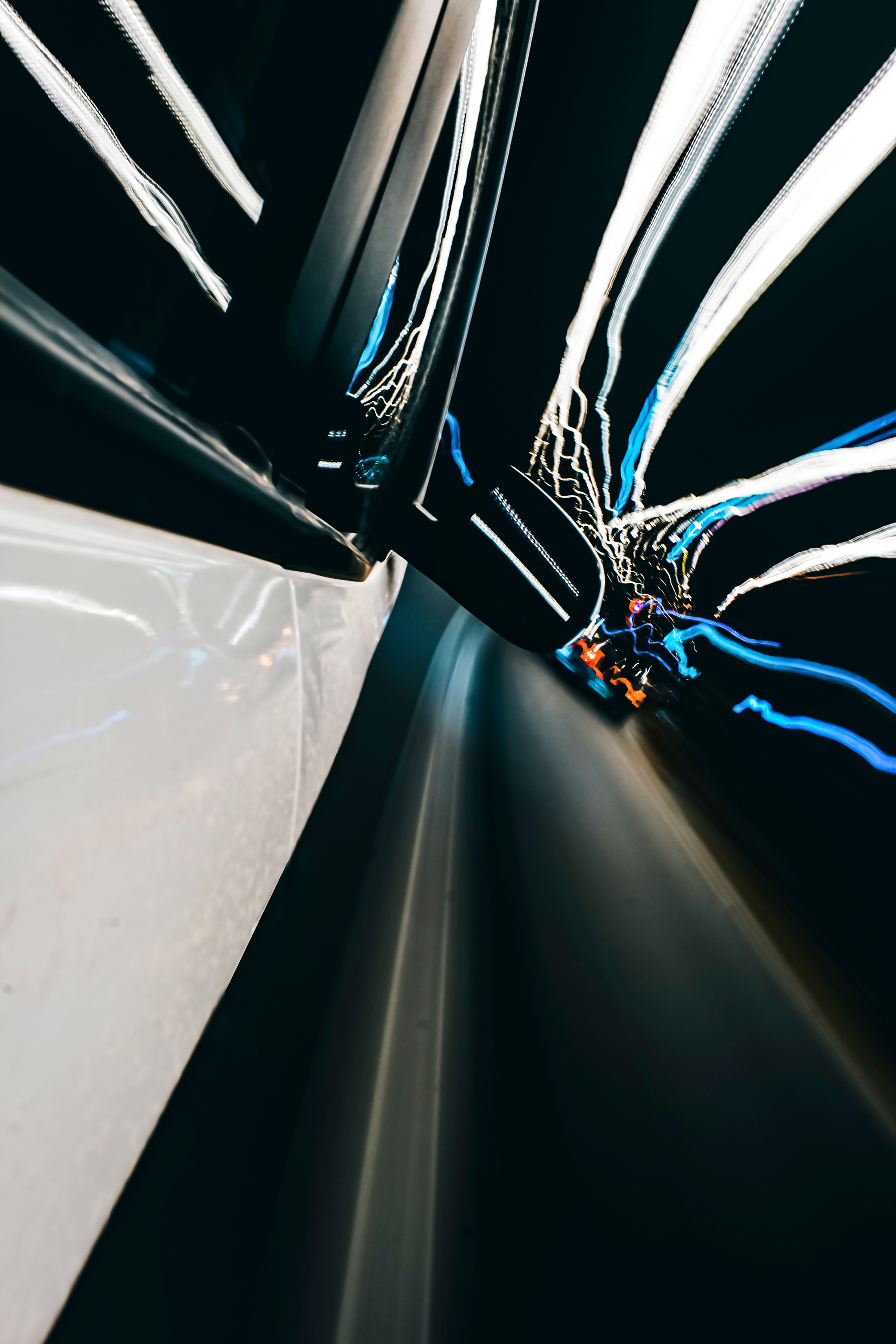 long exposure, cars, lights, road, car, machine, speed for Windows