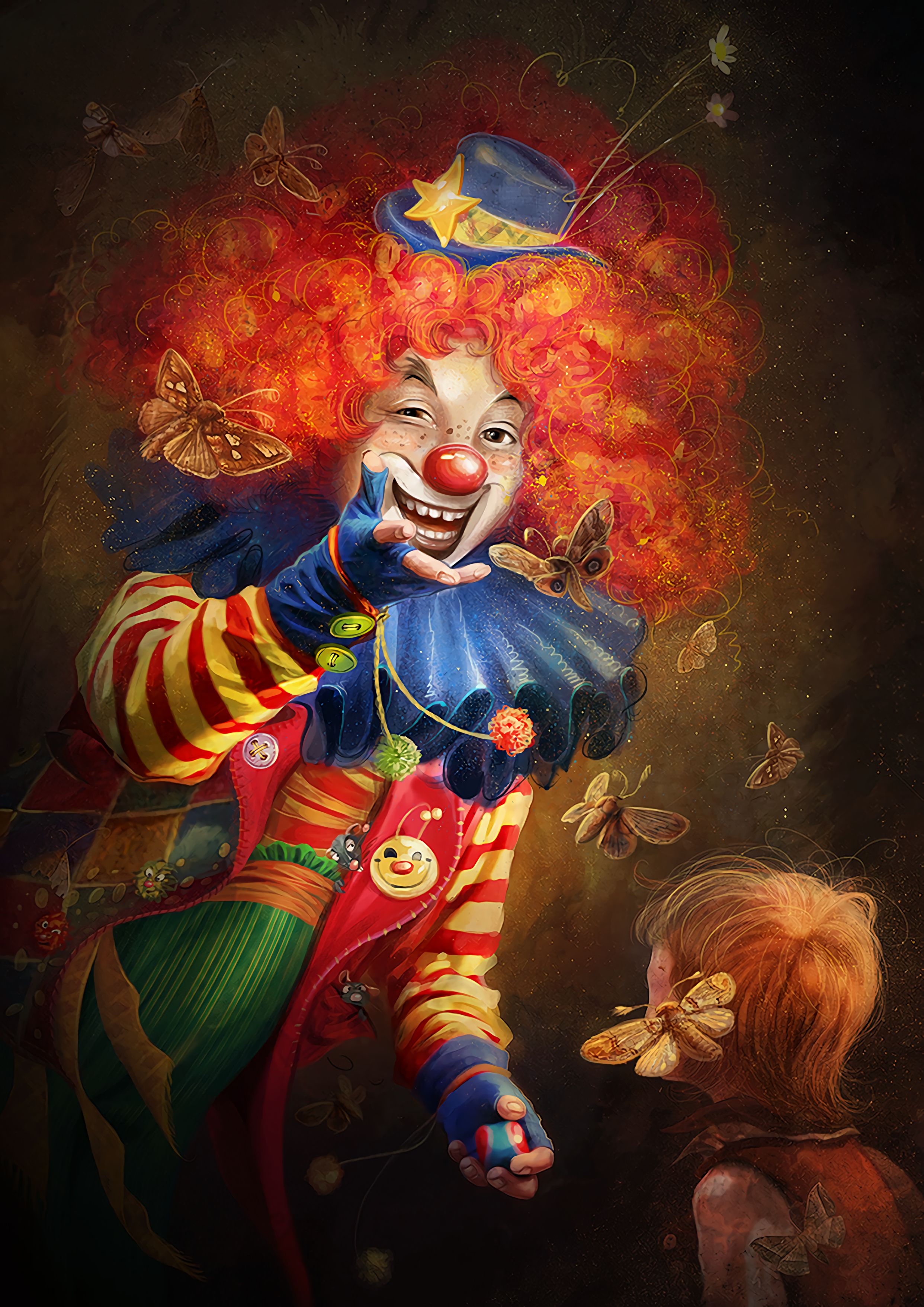 Clown Vertical Background