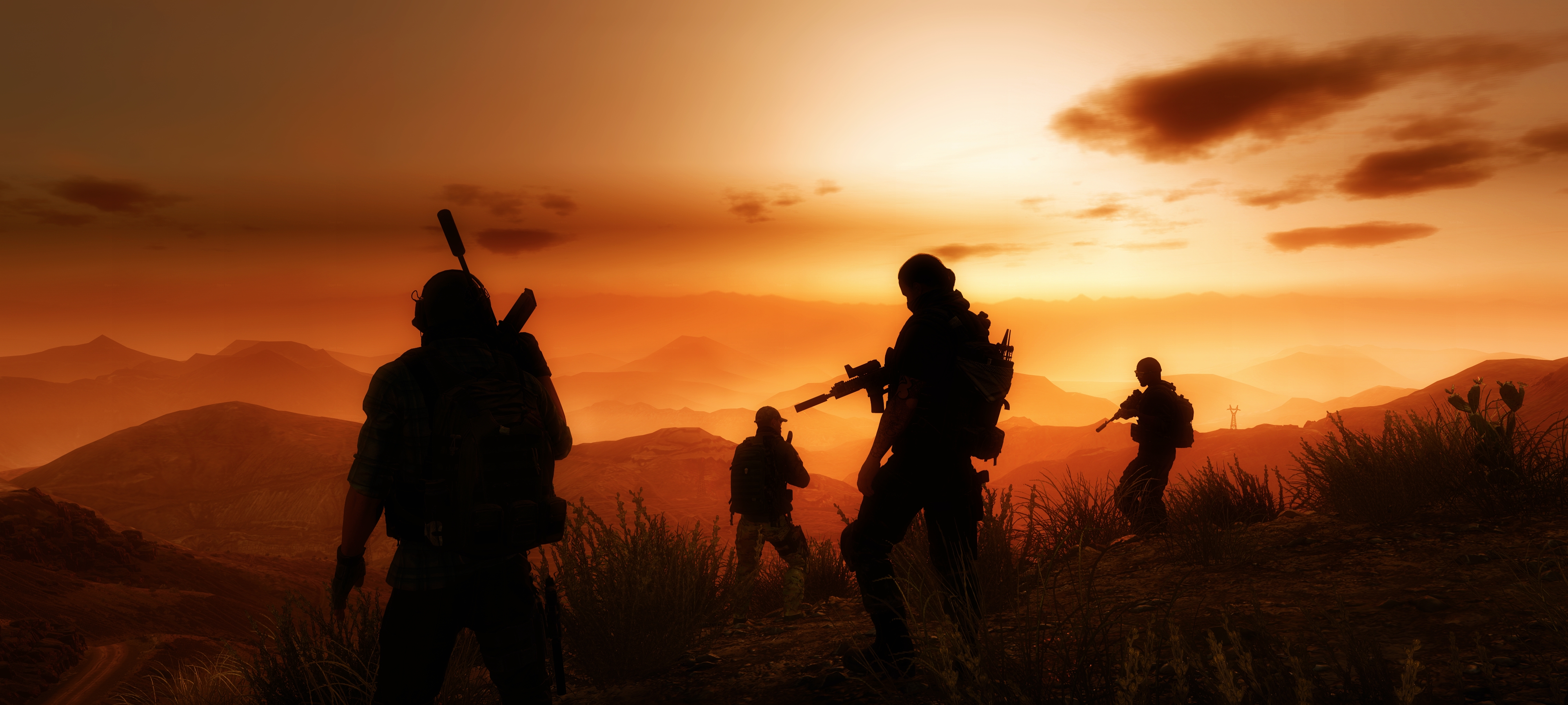 Free download wallpaper Silhouette, Video Game, Tom Clancy’S Ghost Recon Wildlands on your PC desktop