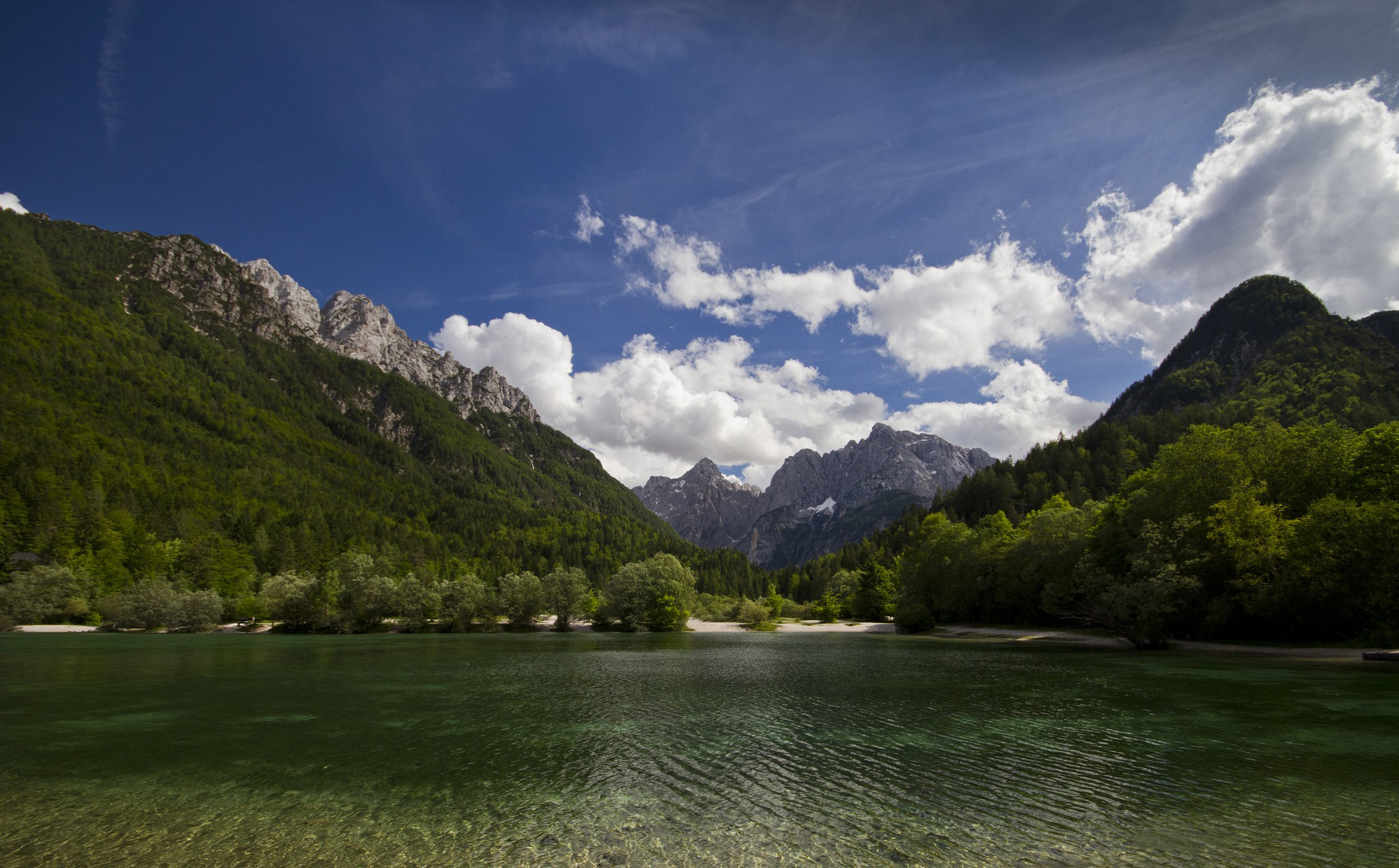 287778 descargar fondo de pantalla tierra/naturaleza, montaña, kranjska gora, lago jasna, lago, naturaleza, eslovenia, montañas: protectores de pantalla e imágenes gratis