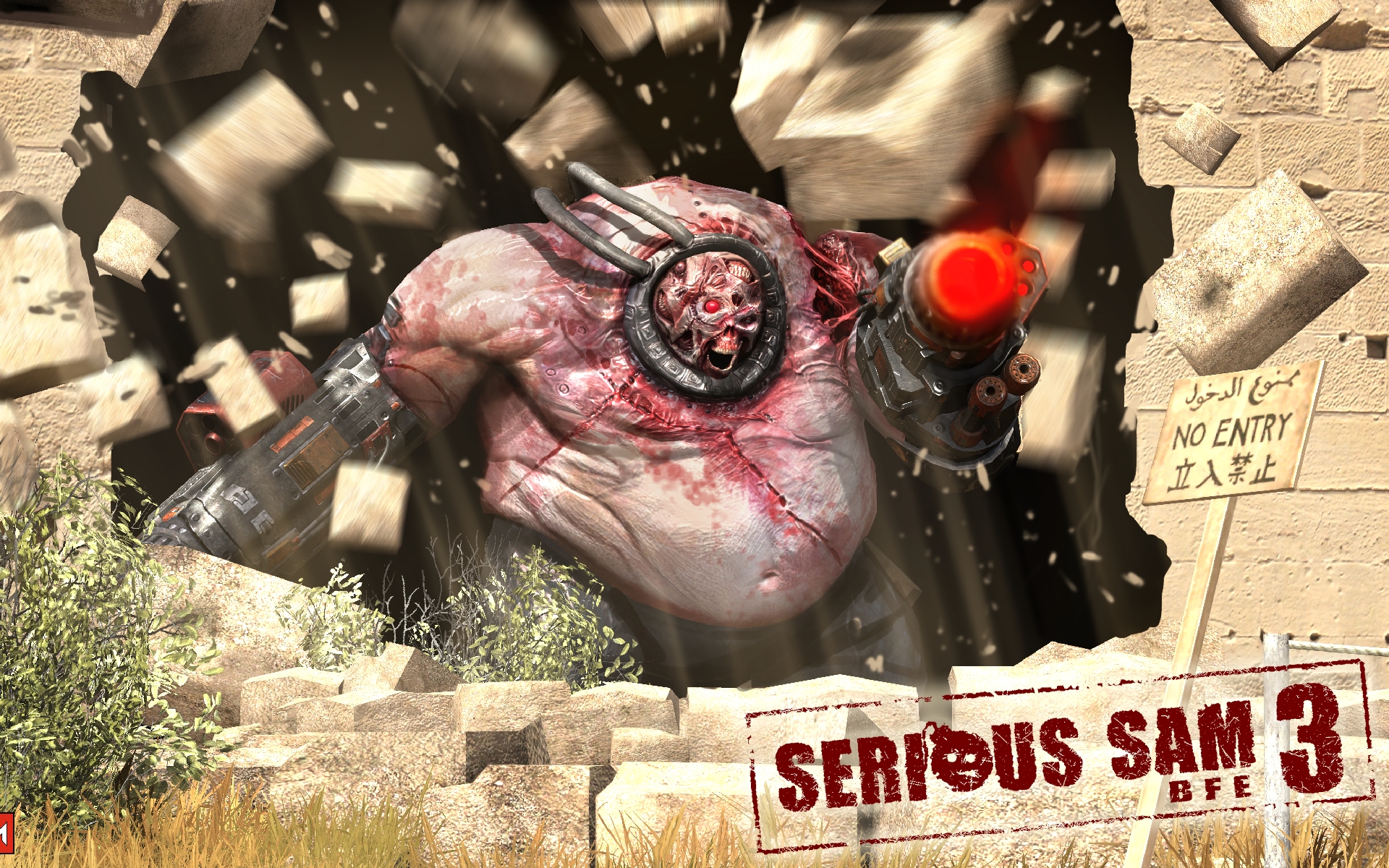 serious sam, video game lock screen backgrounds