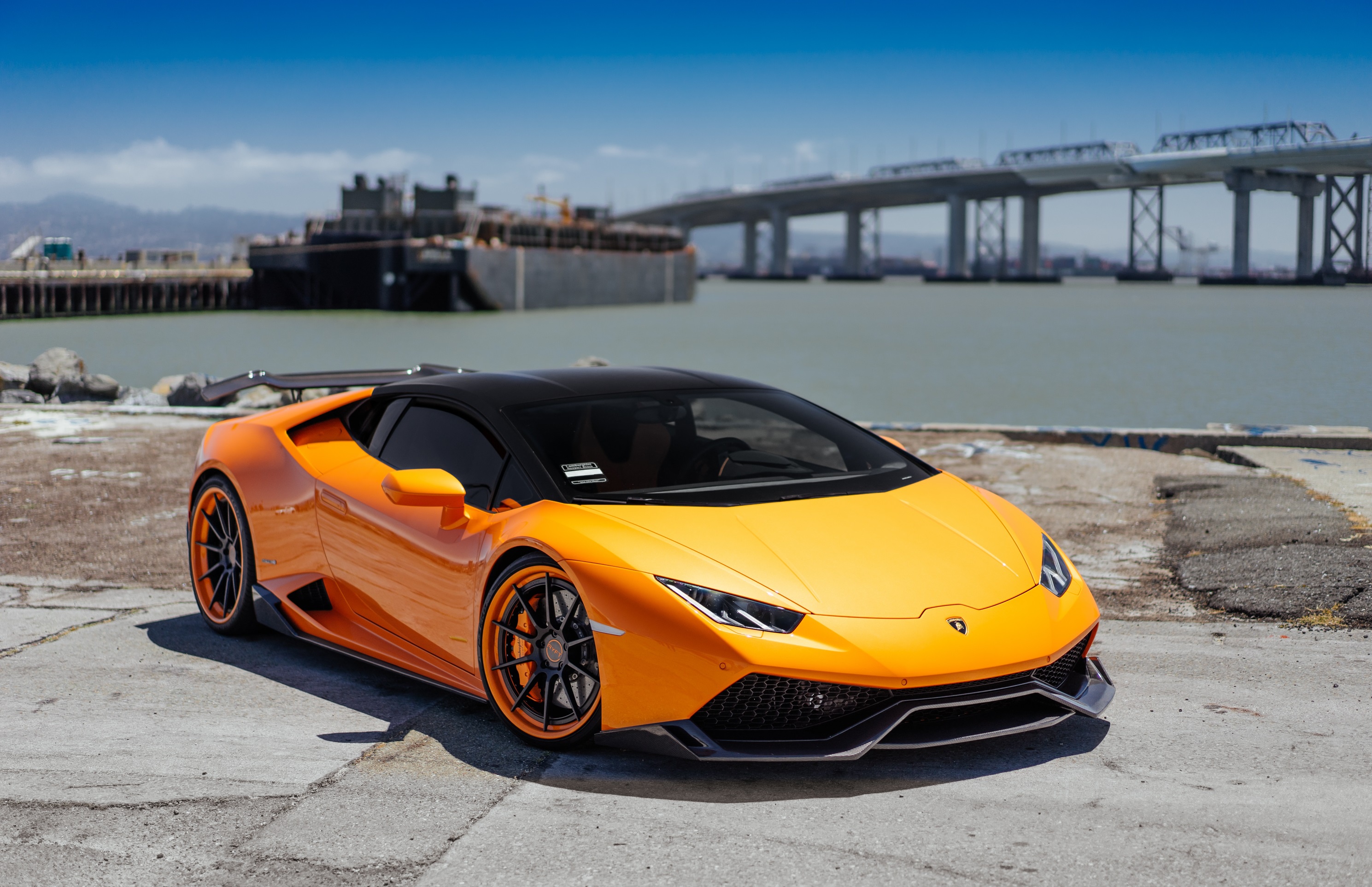 Lamborghini Huracan Performante оранжевая