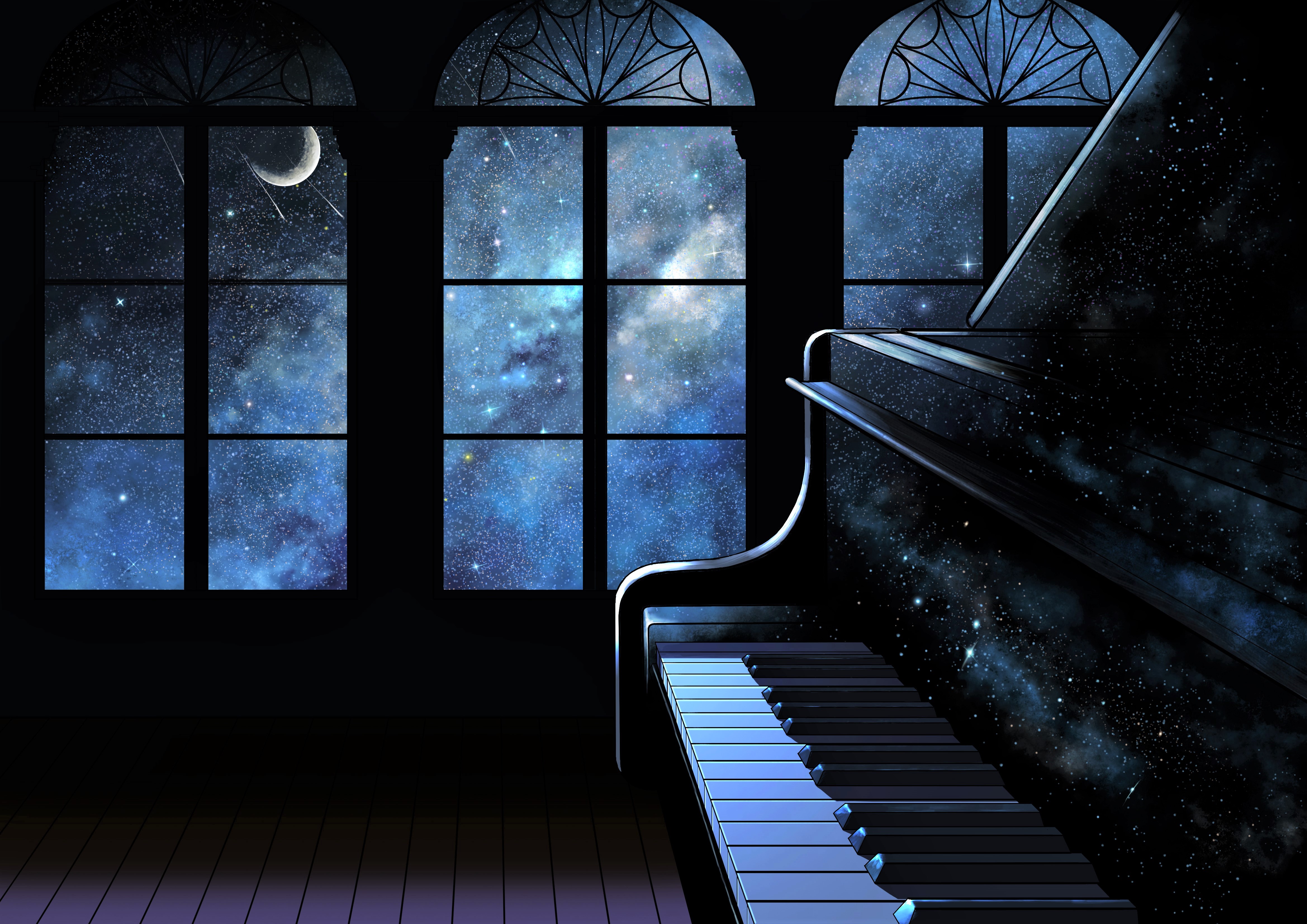 Рояль в ночи