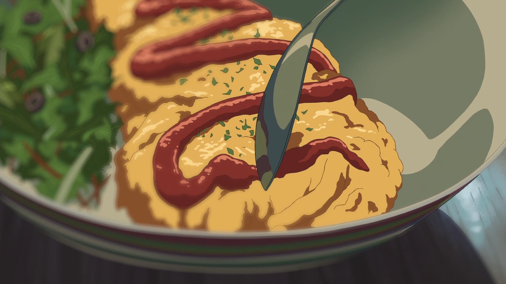 Еда в аниме Макото Синкай
