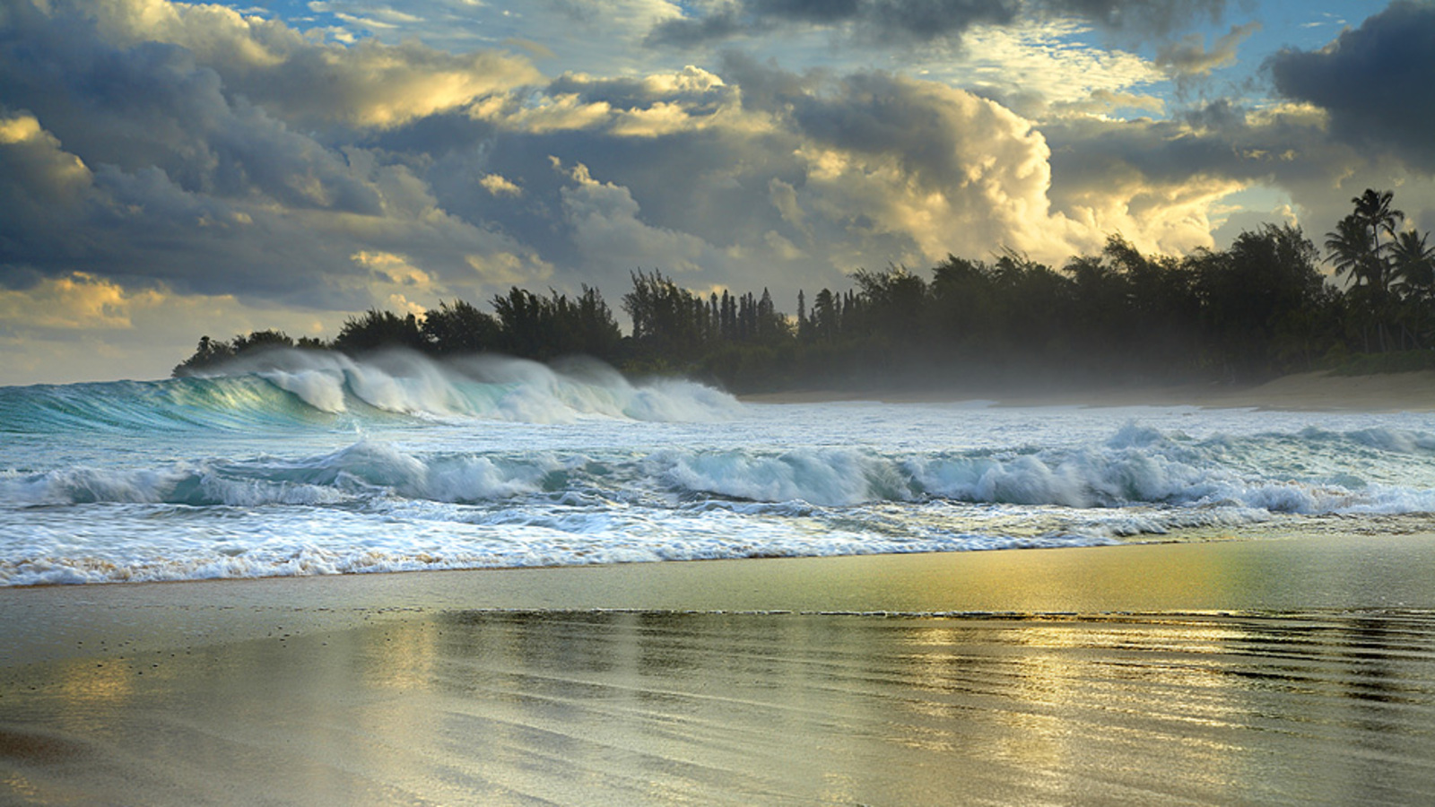 601586 descargar fondo de pantalla tierra/naturaleza, playa, hawai, kauai, océano: protectores de pantalla e imágenes gratis