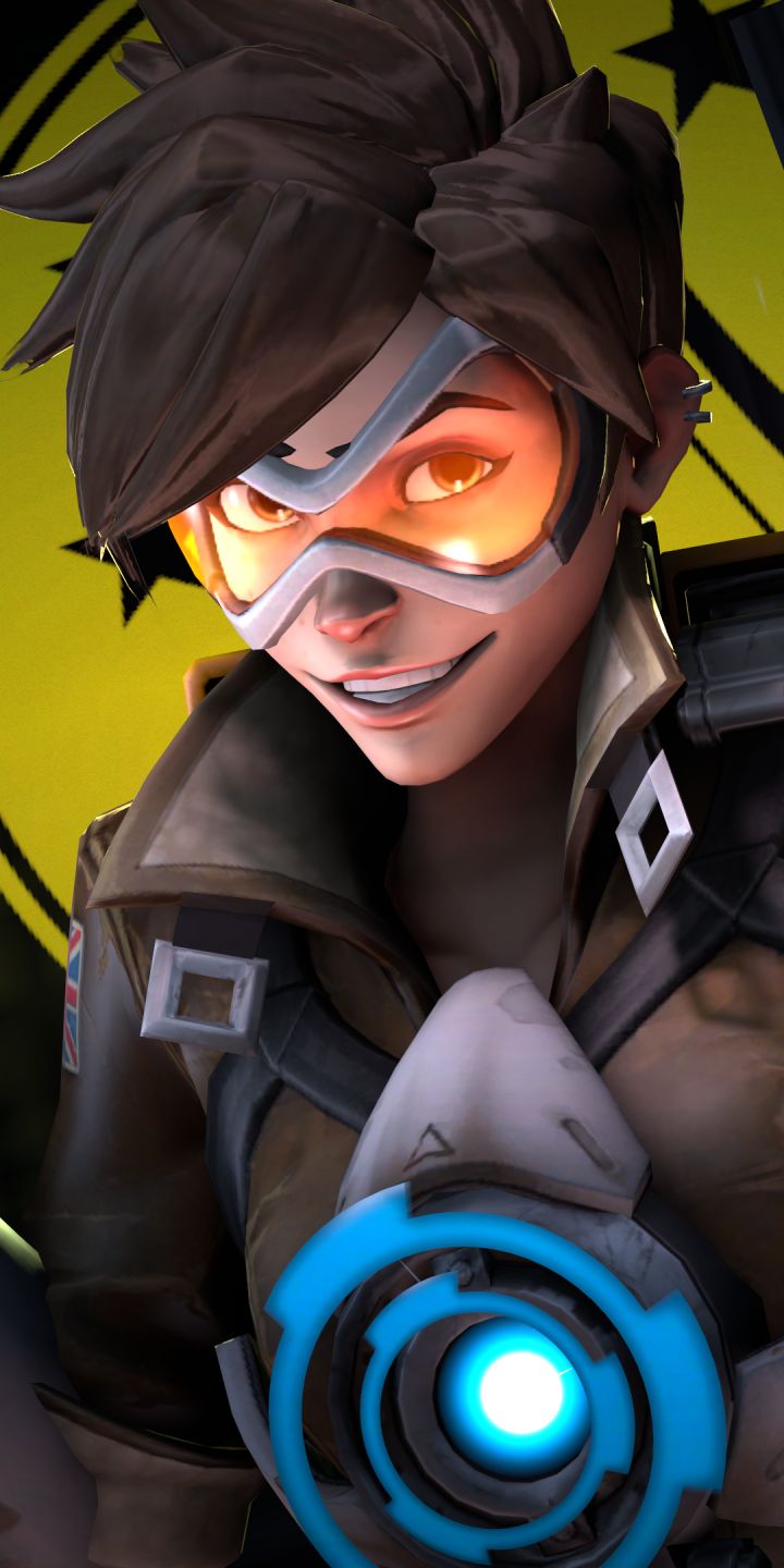 Download Tracer (Overwatch) wallpapers for mobile phone, free