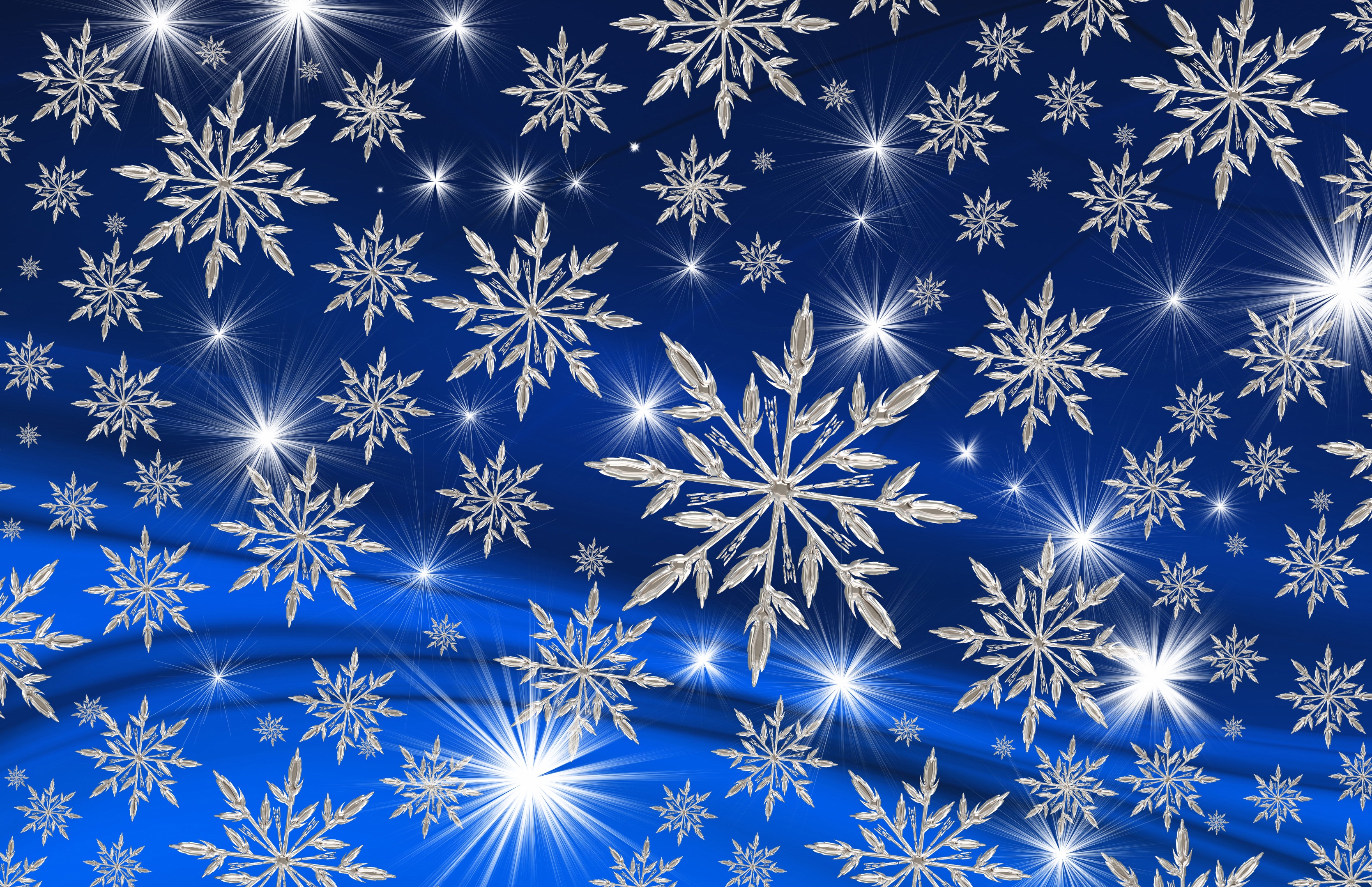 135490 Hintergrundbild herunterladen weihnachten, schneeflocken, neujahr, neues jahr, feiertage, winter, kunst - Bildschirmschoner und Bilder kostenlos