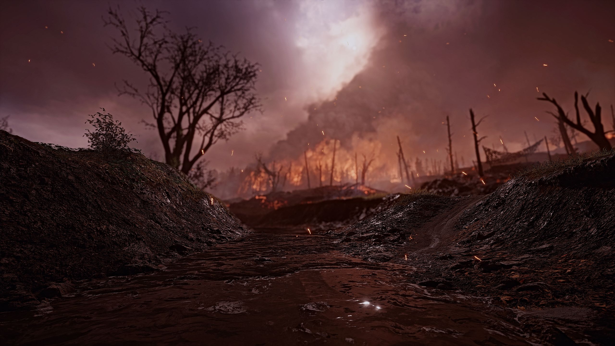Premium AI Image | Dusk's Remnants Abandoned Trash After an Explosion