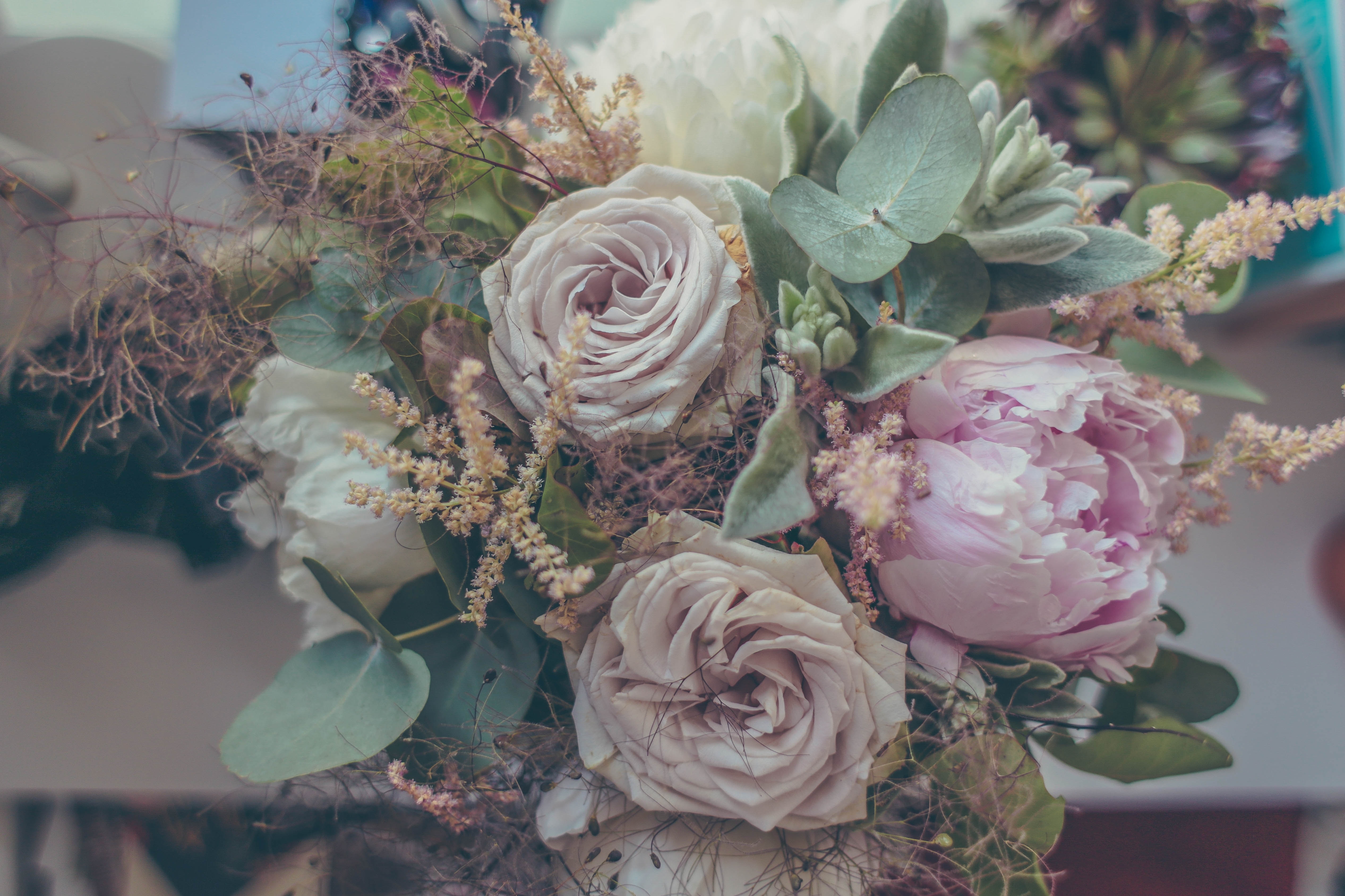 Download mobile wallpaper Bouquet, Registration, Typography, Composition, Flowers, Roses for free.