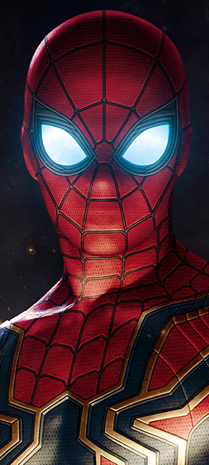 Download mobile wallpaper Spider Man, Movie, Glowing Eyes, Peter Parker, The Avengers, Avengers: Infinity War for free.
