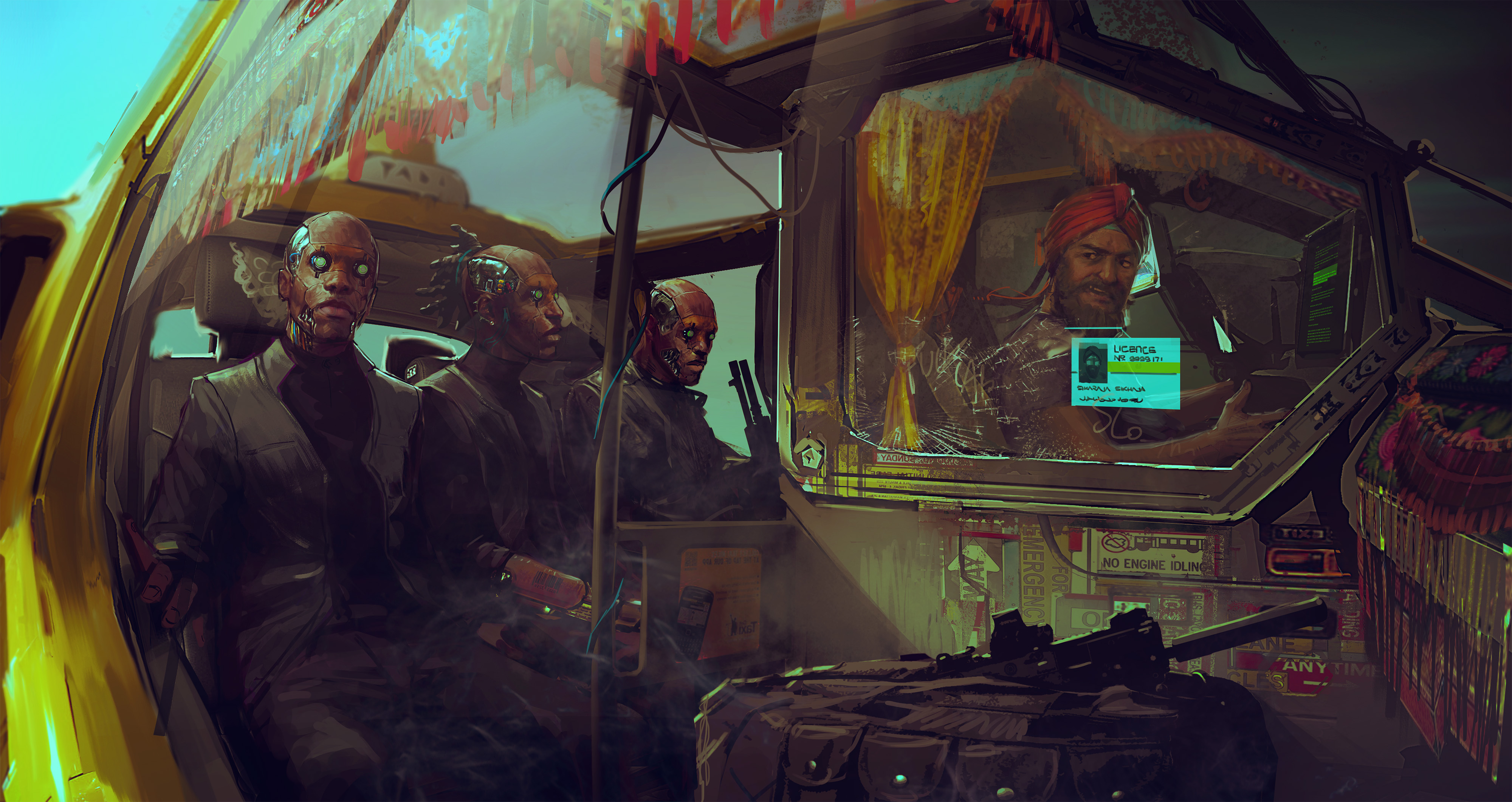 Cyberpunk 2077 погоня